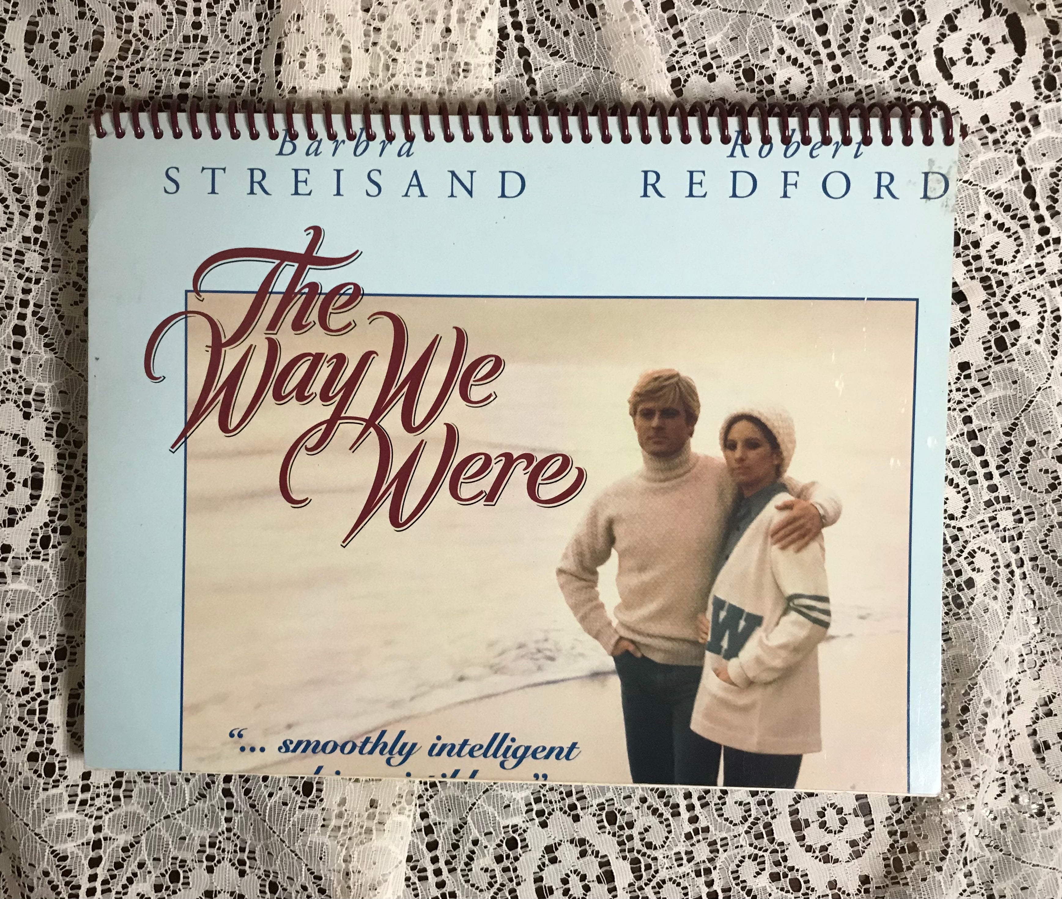 Barbra Streisand / Robert Redford The Way We Were Album Cover Notebook