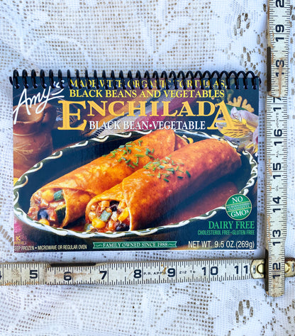 Amy’s Organic Enchiladas Recycled Notebook - Black Spiral
