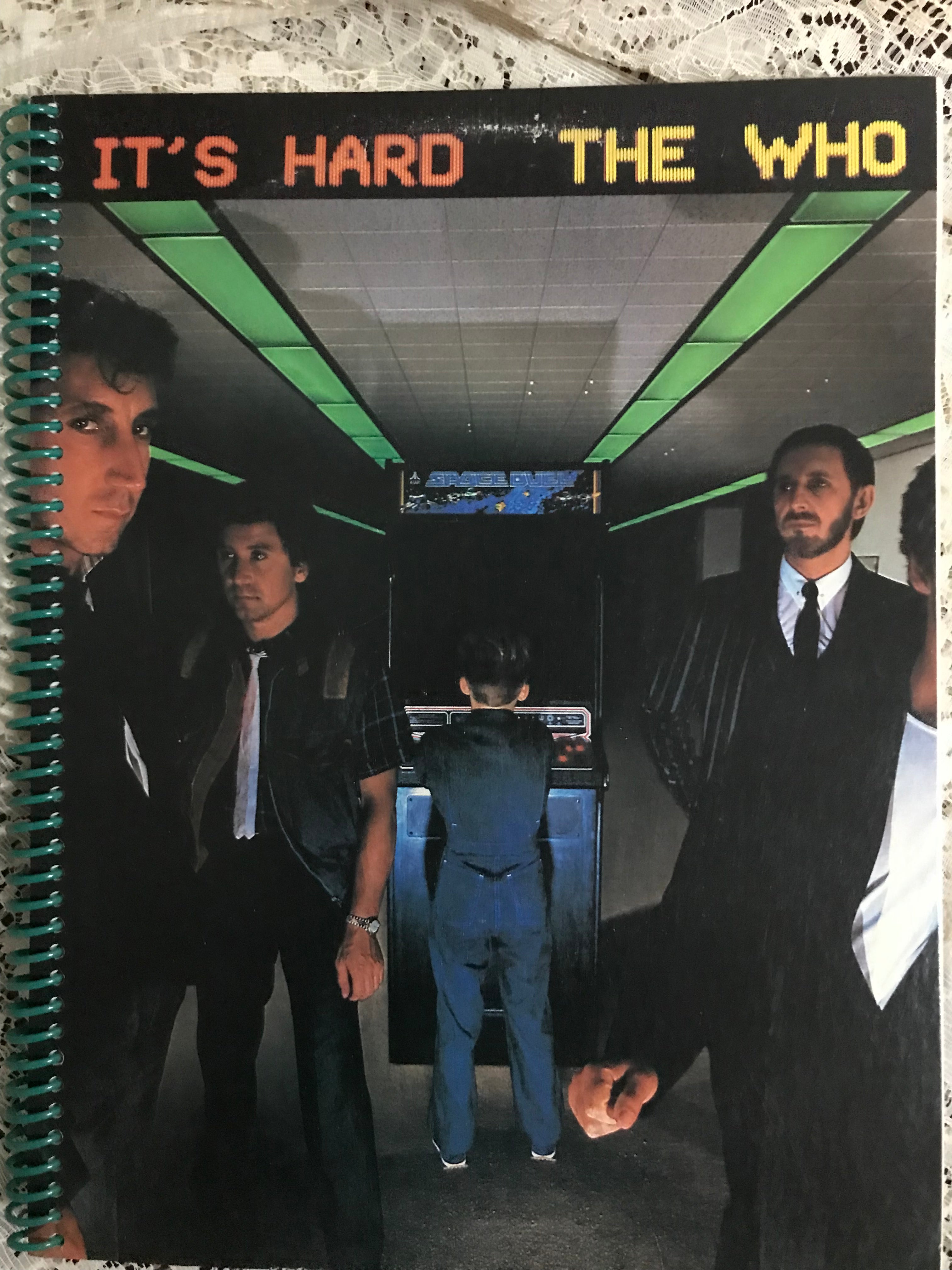 The Who It’s Hard Album Cover Notebook