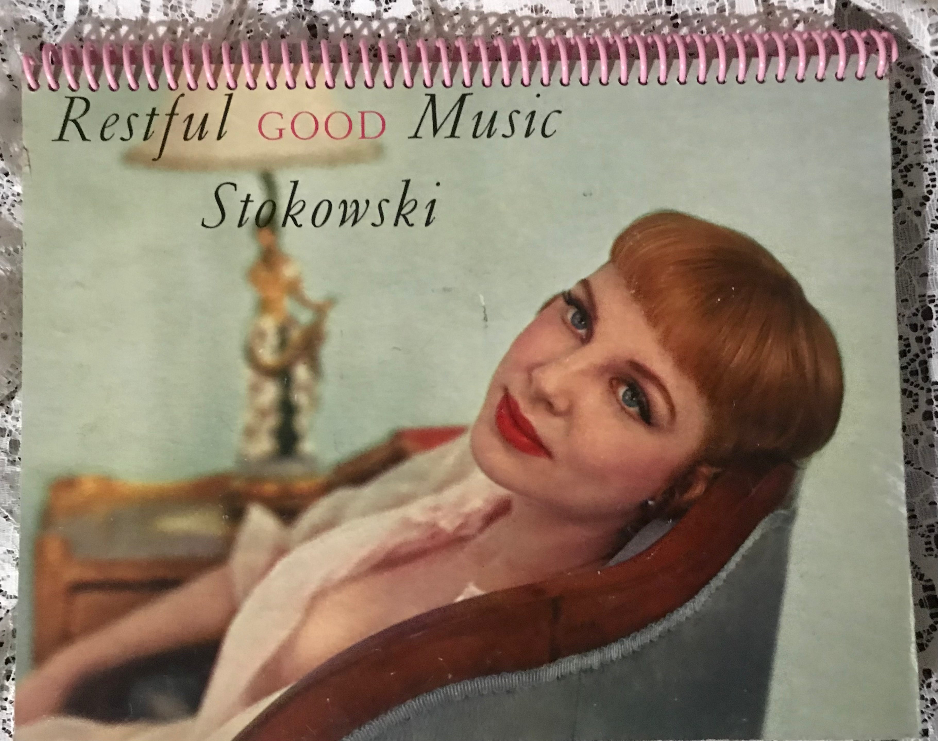 Restful Good Music Stokowski Album Cover Notebook