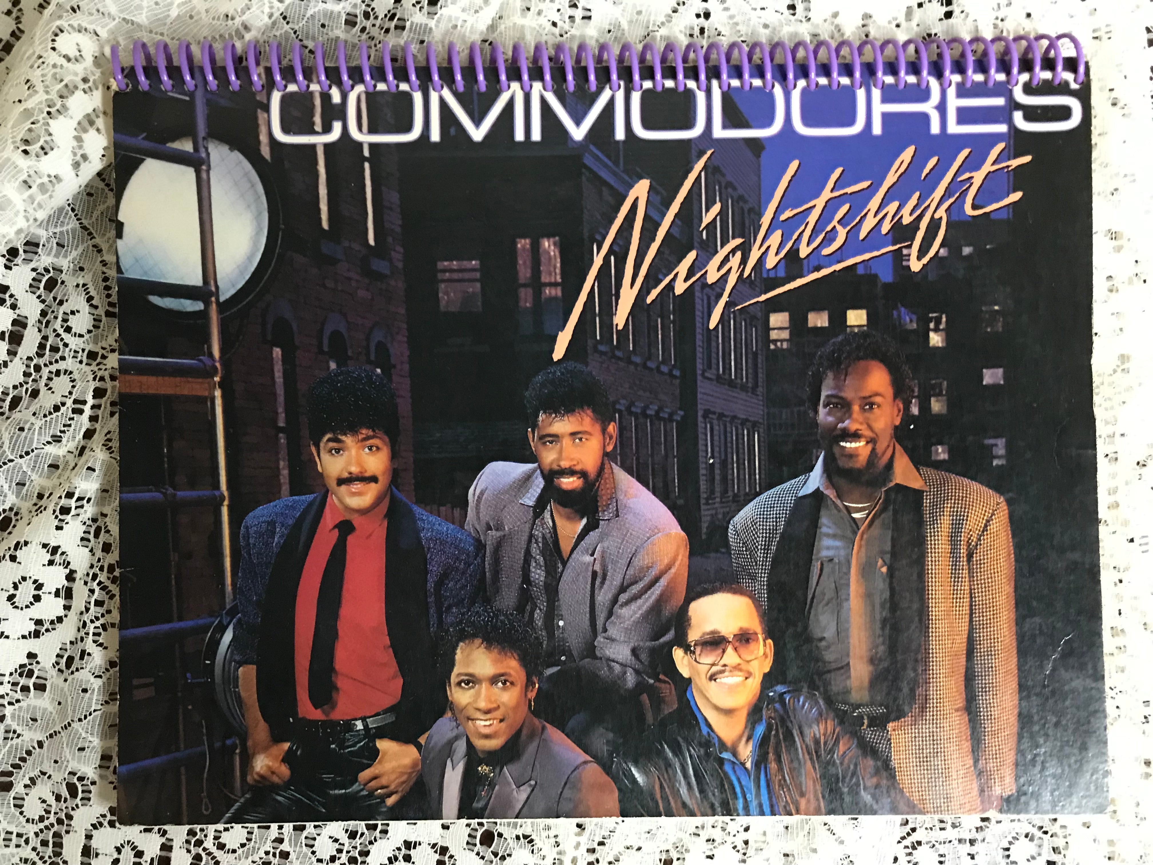 Commodores Album Cover Notebook