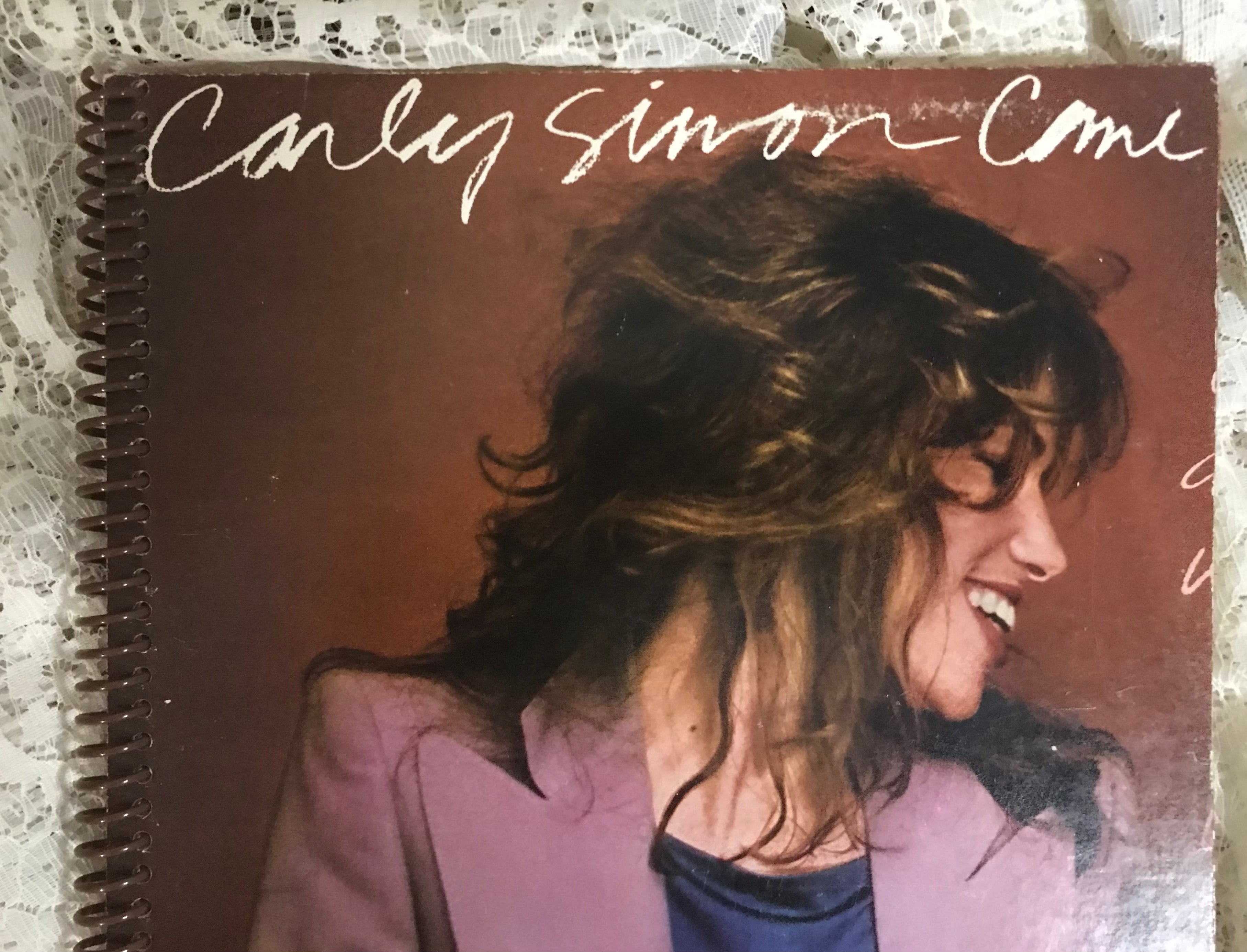 Carly Simon Come Upstairs Album Cover Notebook