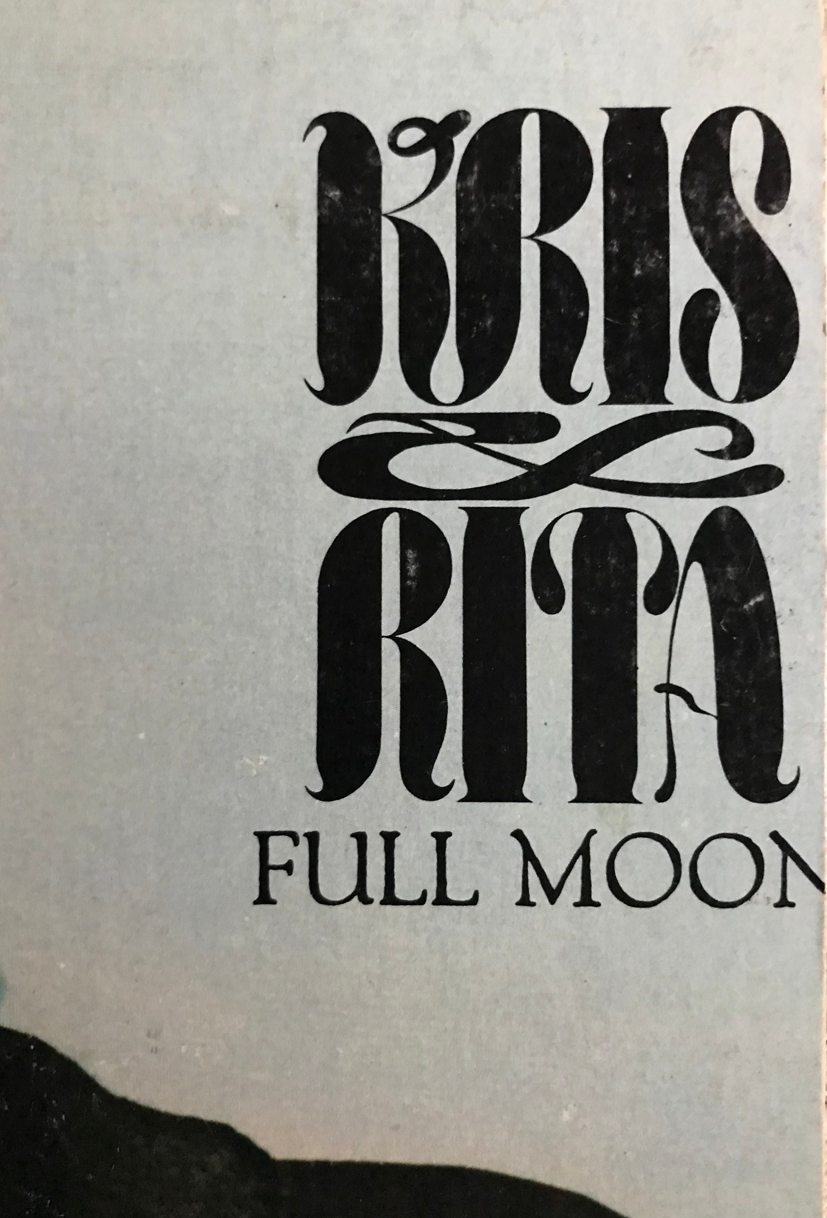 Kris & Rita Full Moon Album Cover Notebook