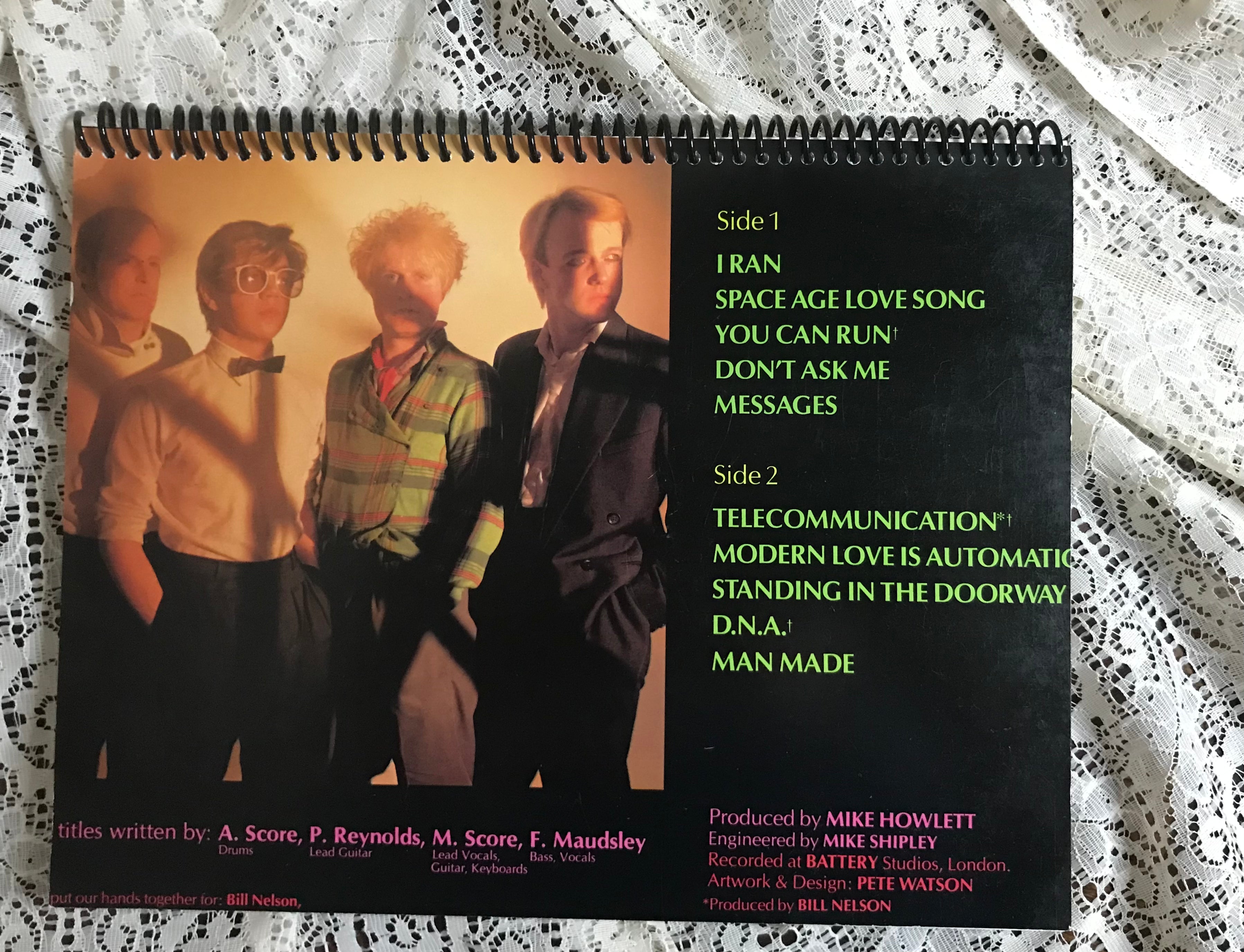 A Flock Of Seagulls Album Cover Notebook