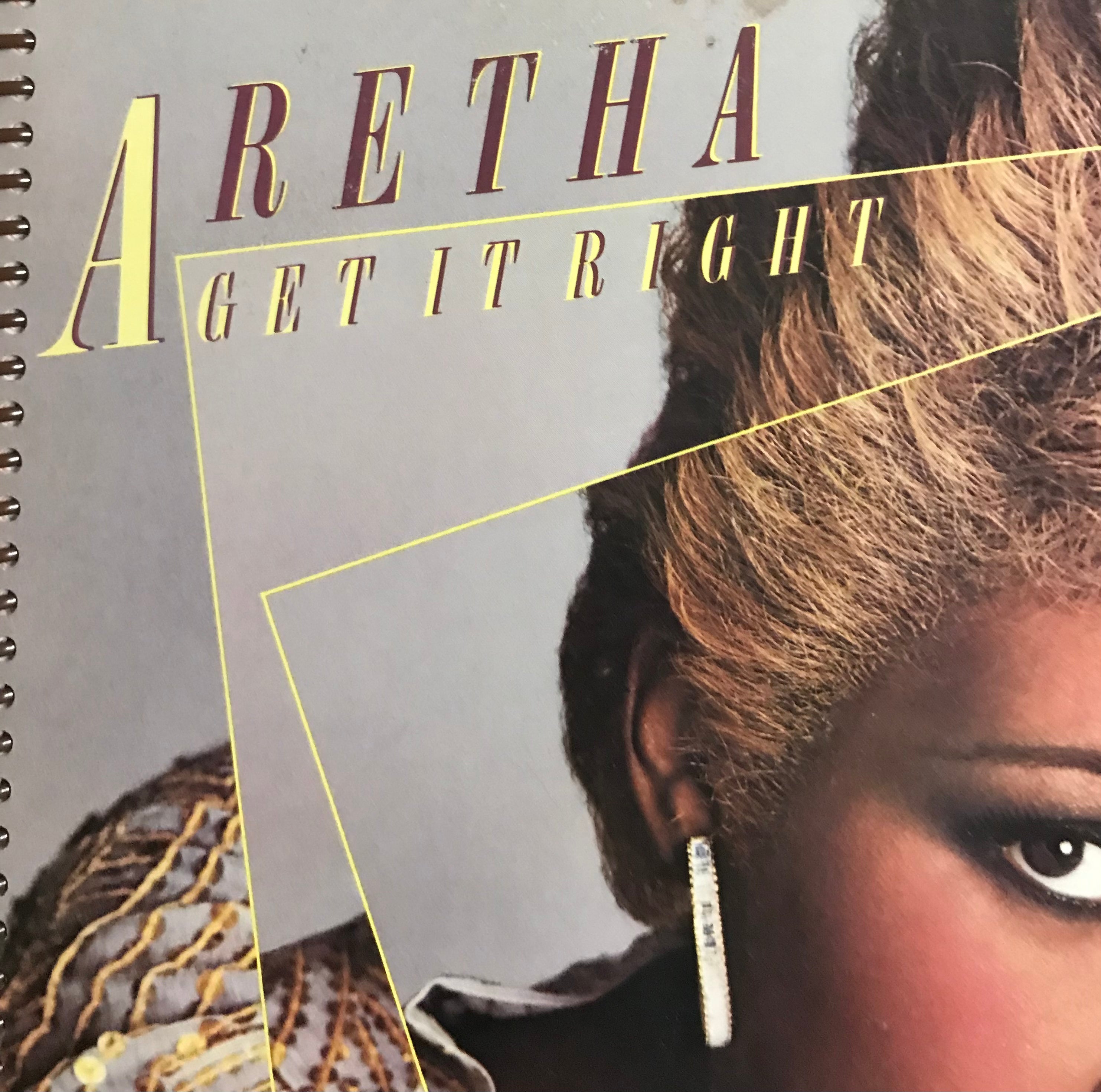 Aretha Franklin Get It Right Album Cover Notebook