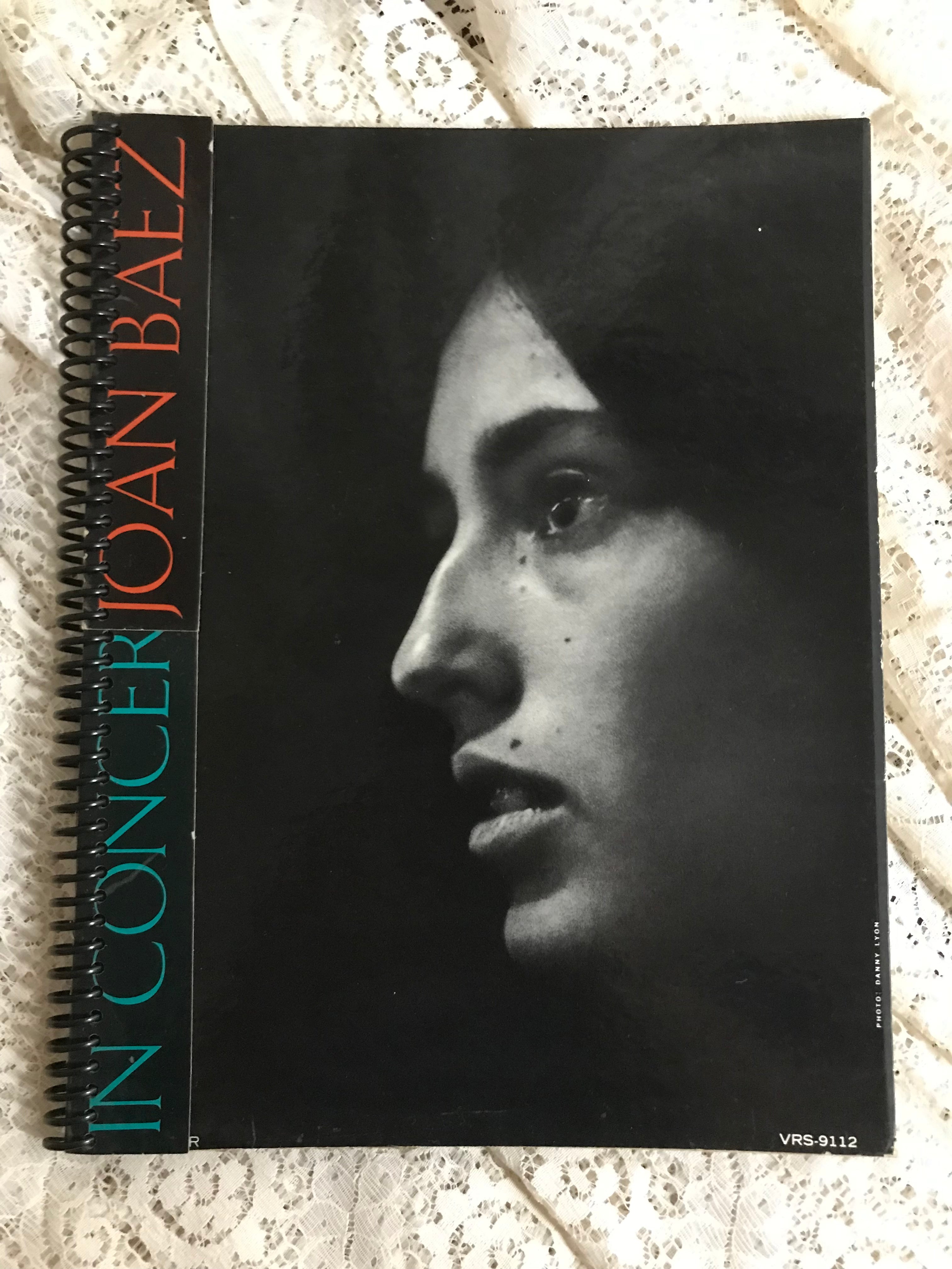 Joan Baez In Concert Album Cover Notebook