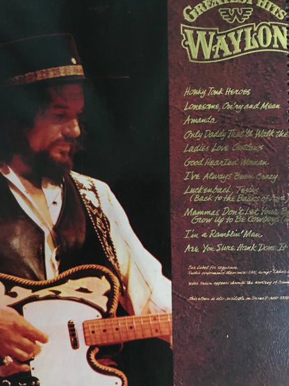 Waylon Jennings Greatest Hits Album Cover Notebook