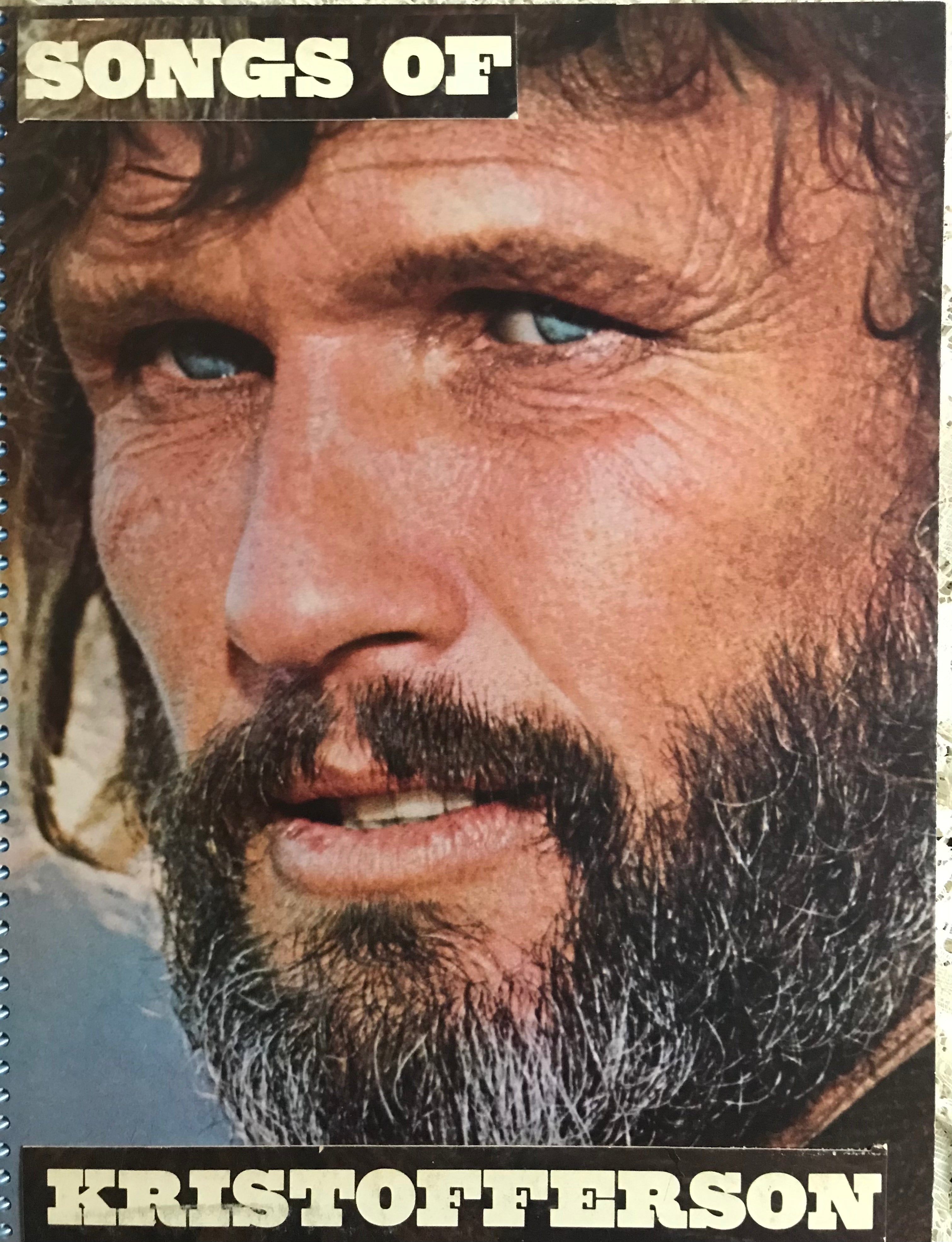 Kris Kristofferson, Songs Of, Album Cover Notebook