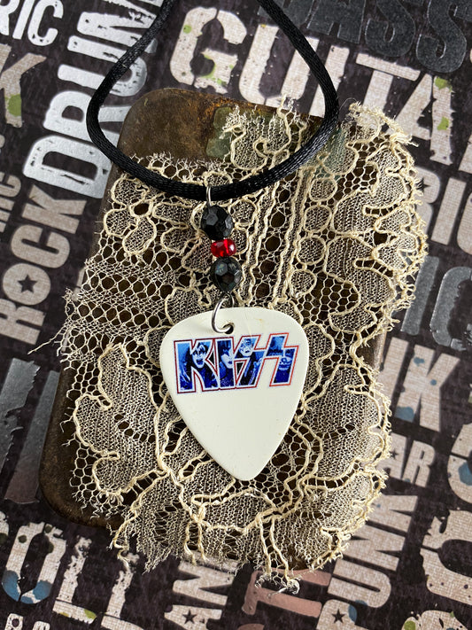 Guitar Pick Necklace - KISS