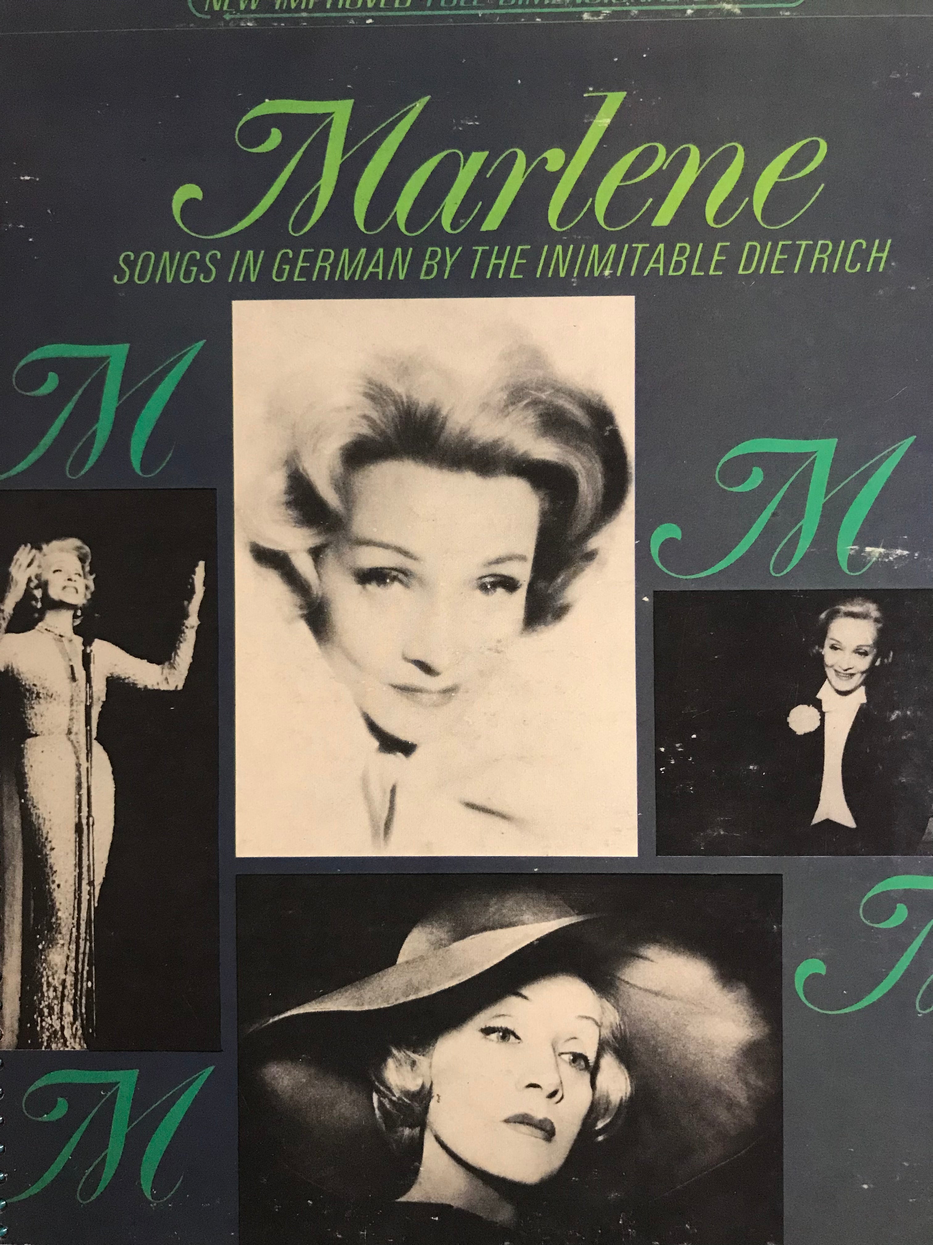 Marlene  Dietrich Album Cover Notebook