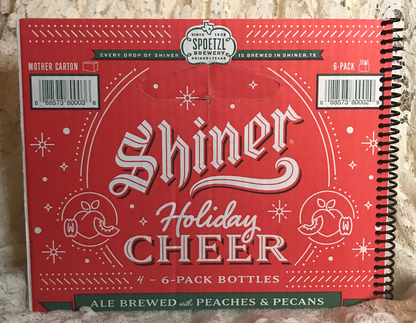 Shiner Holiday Cheer Spiral Notebook
