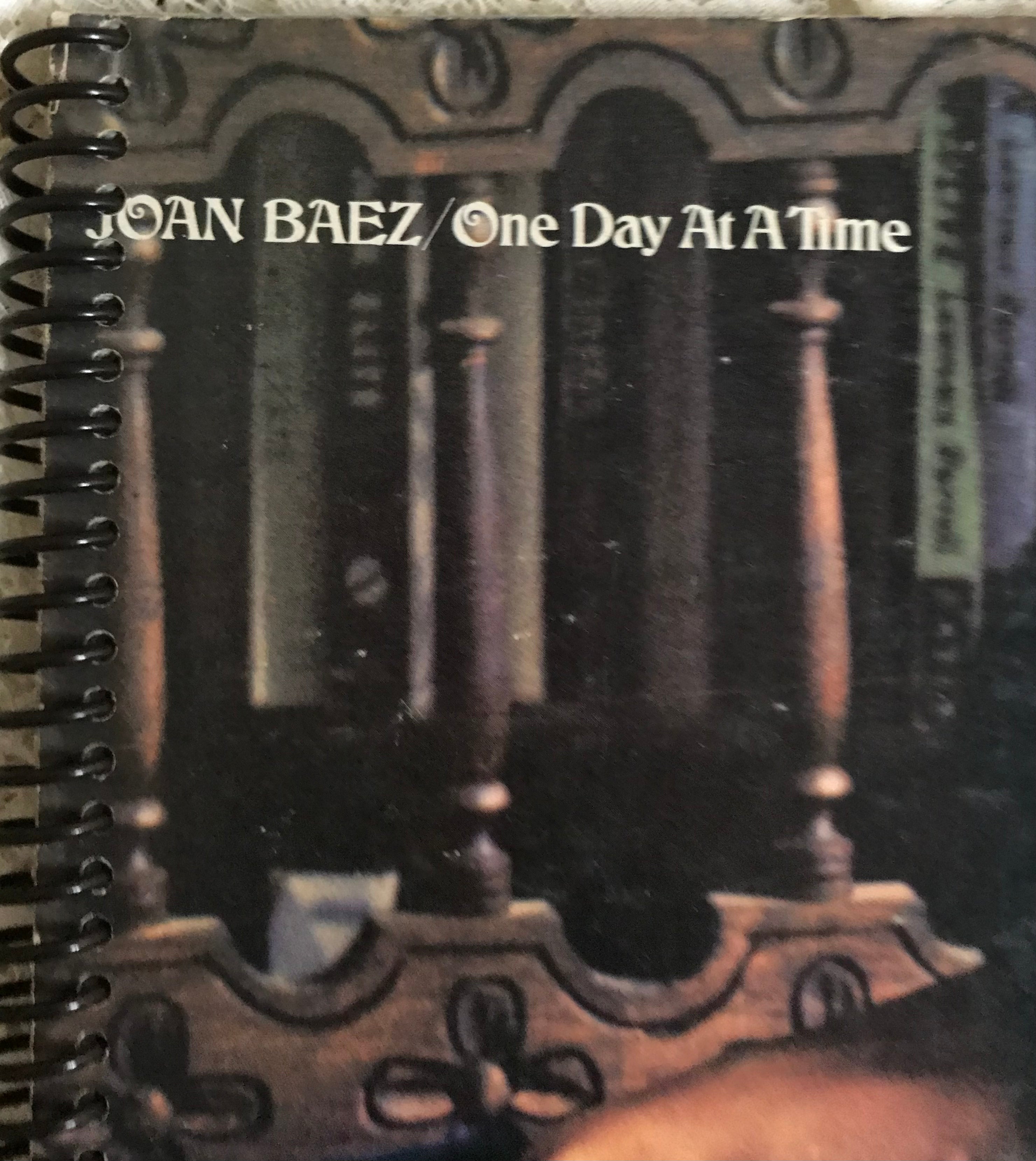 Joan Baez One Day At A Time Album Cover Notebook