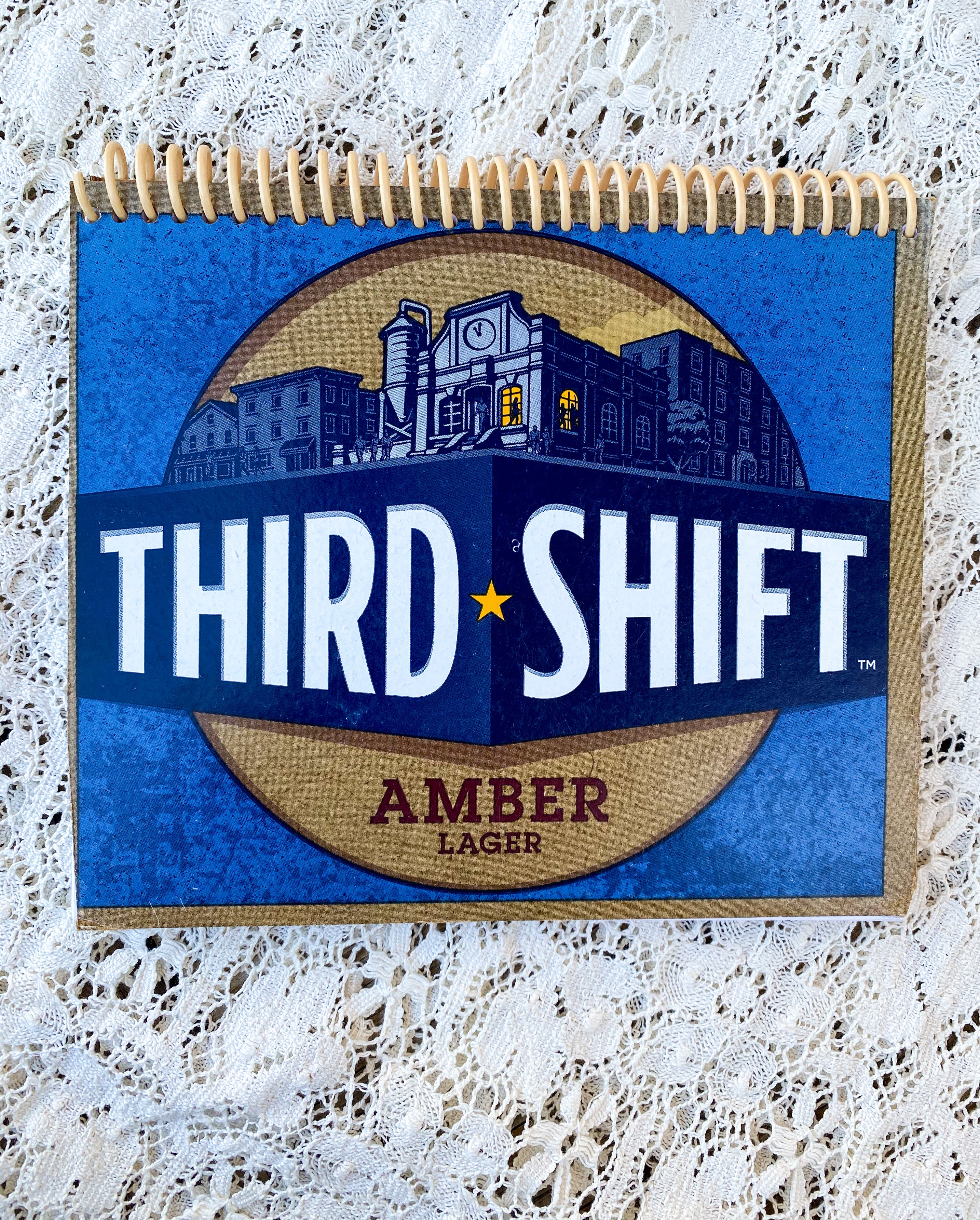 Third Shift Recycled Beer Carton Notebook