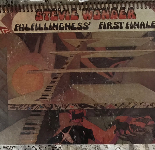 Stevie Wonder Fulfillingness' First Finale Album Cover Notebook