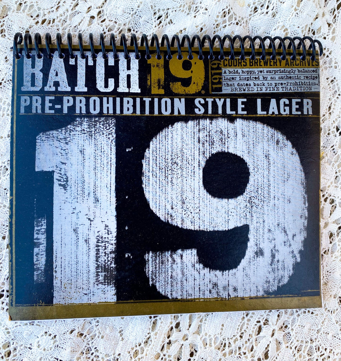 Batch 19 Recycled Beer Carton Notebook