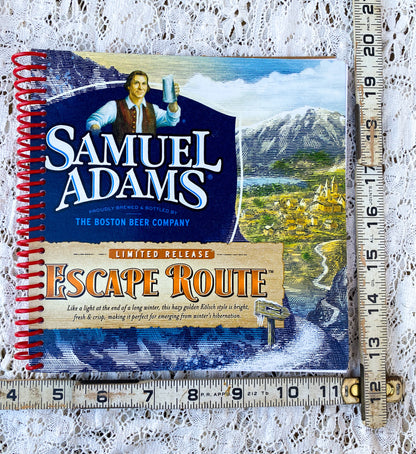 Samuel Adams Escape Route Recycled Beer Carton Notebook