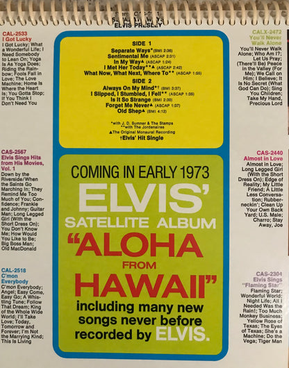 Elvis Separate Ways Album Cover Notebook