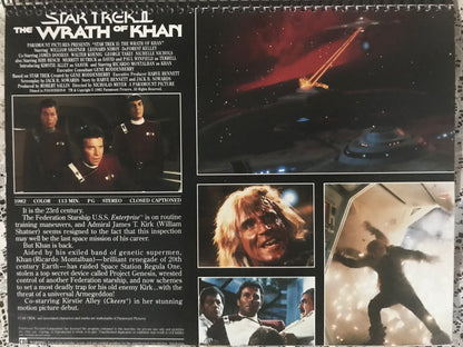 Star Trek The Wrath of Kahn Album Cover Notebook