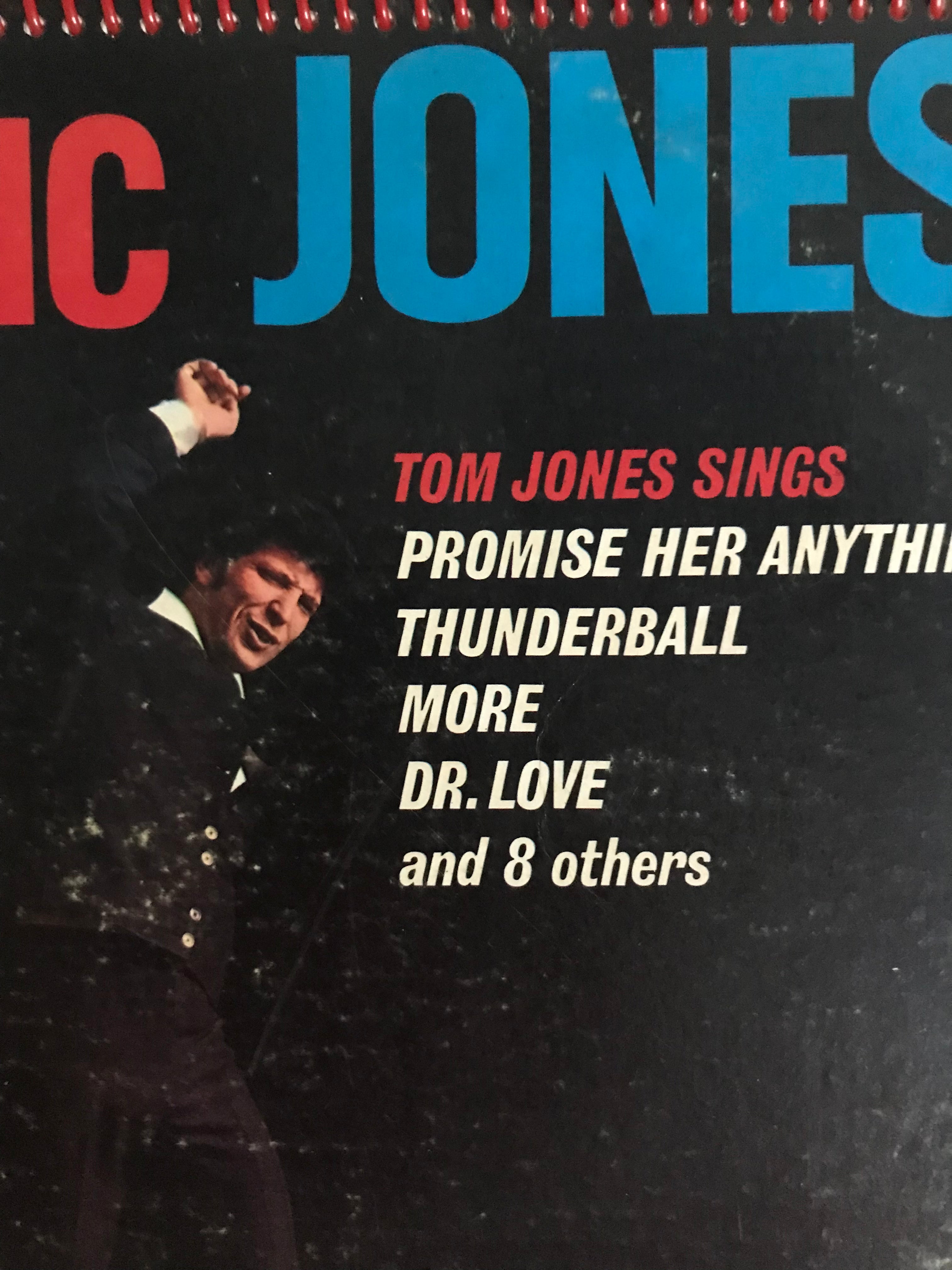 Tom Jones Atomic Album Cover Notebook