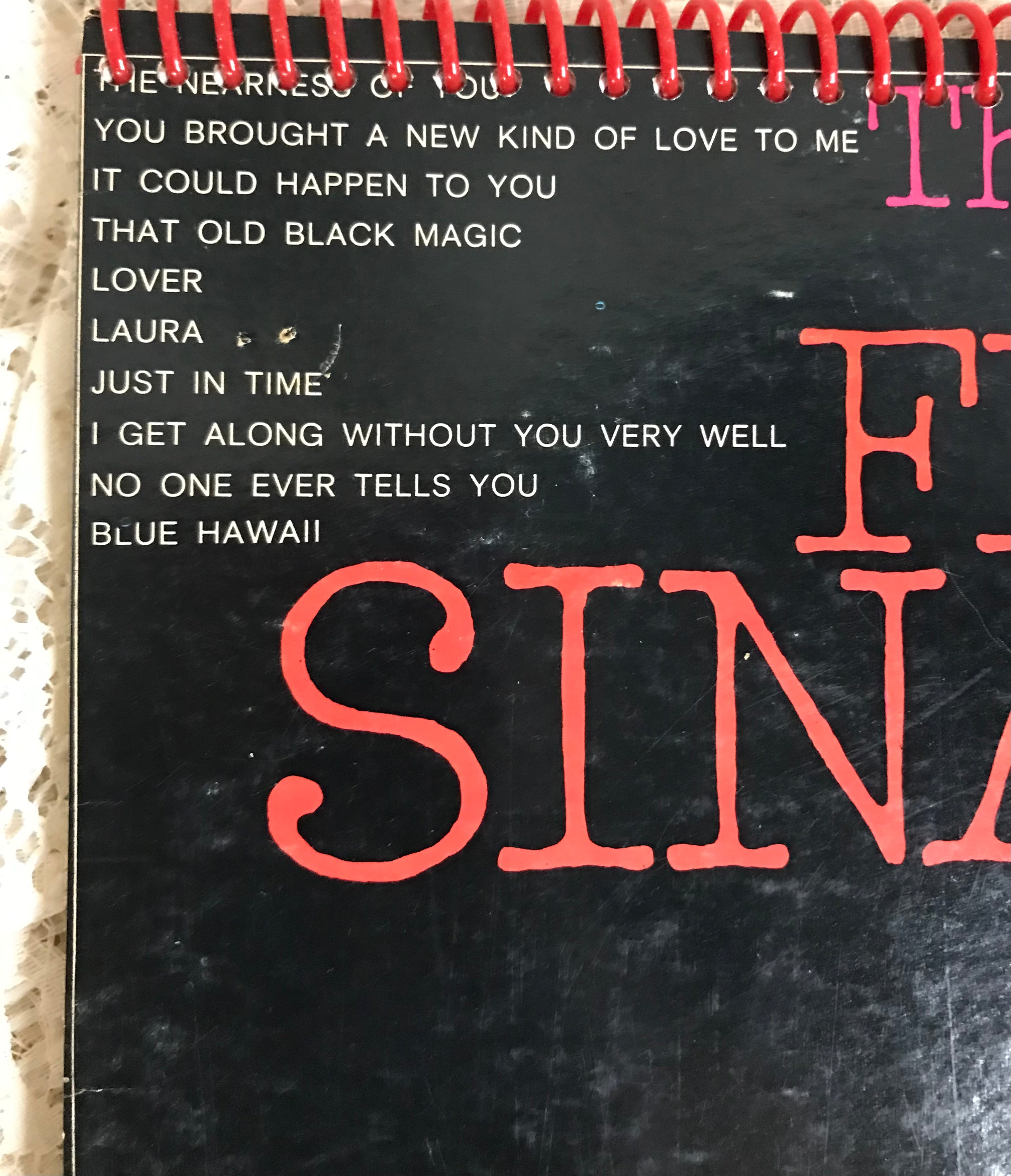 Frank Sinatra  The Nearness of You Album Cover Notebook