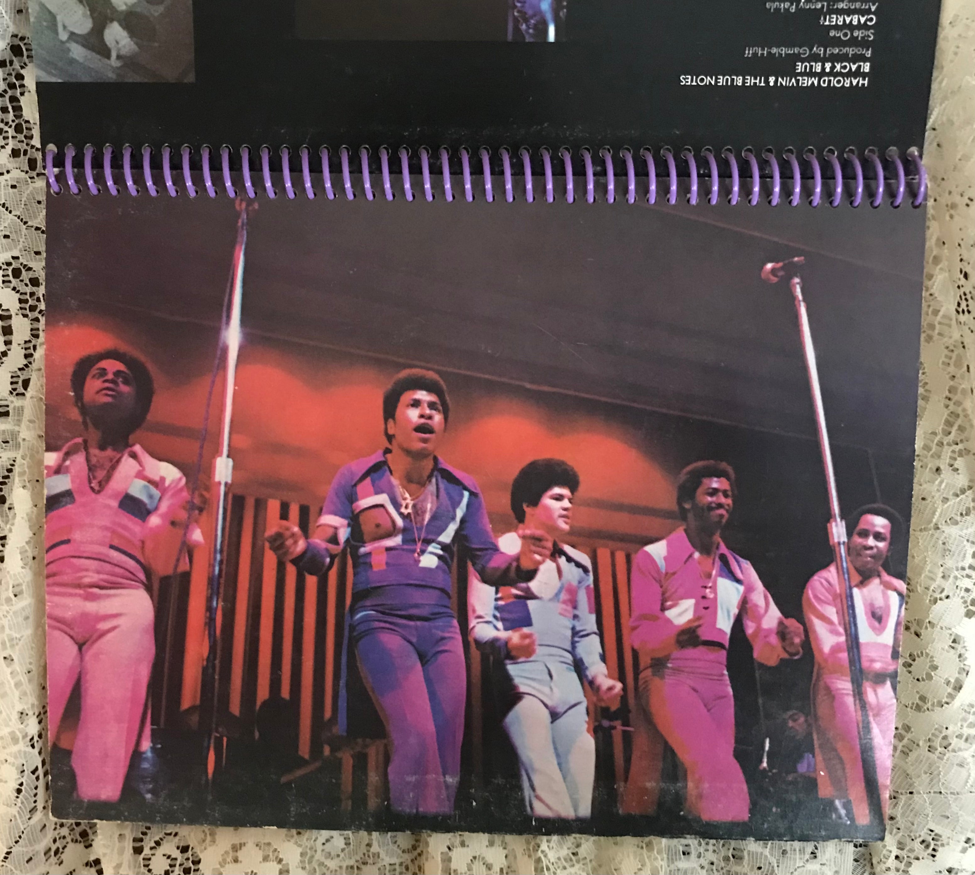 Harold Melvin and the Blue Notes Recycled Album Cover Notebook