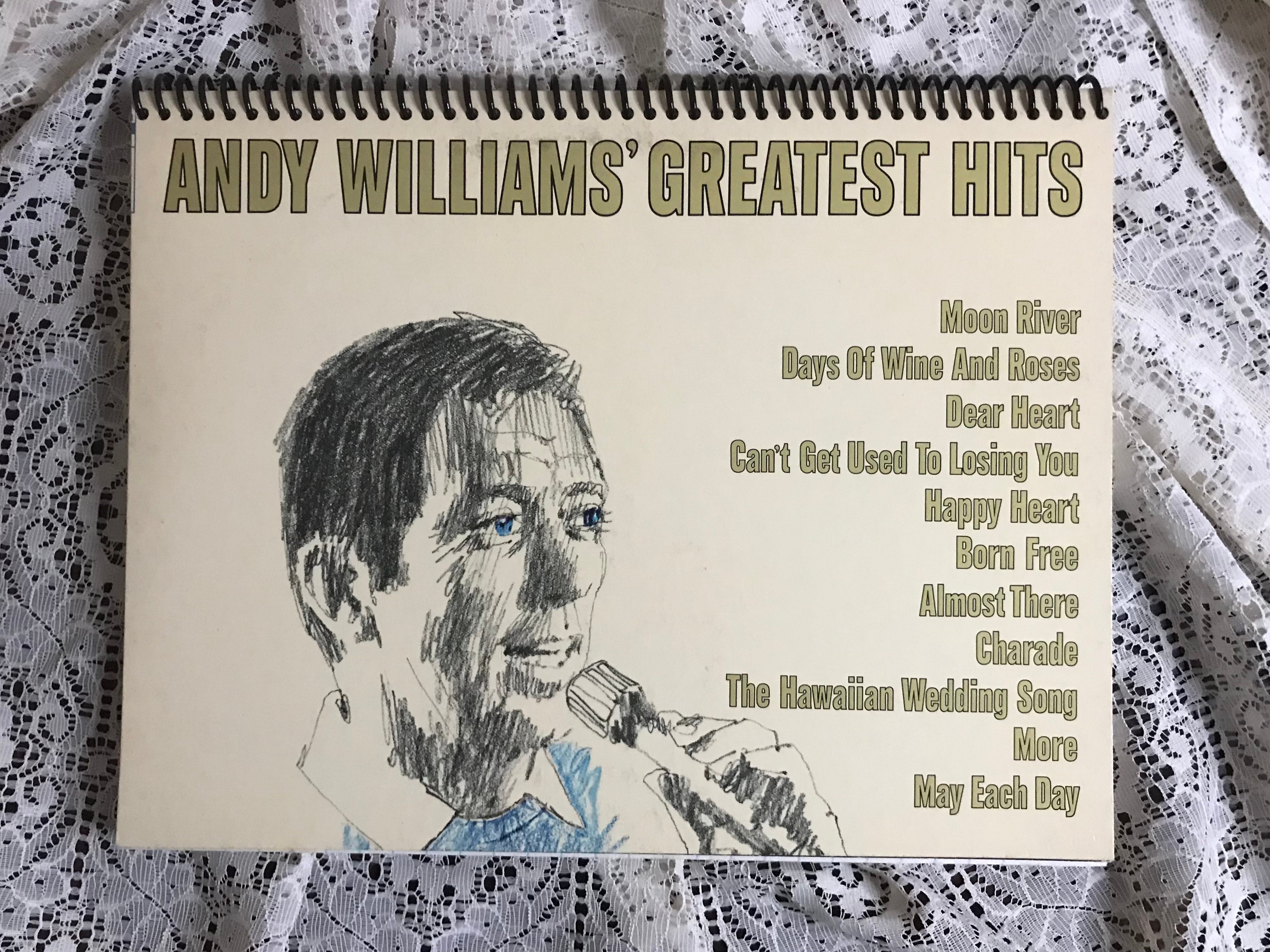Andy Williams Album Cover Notebook