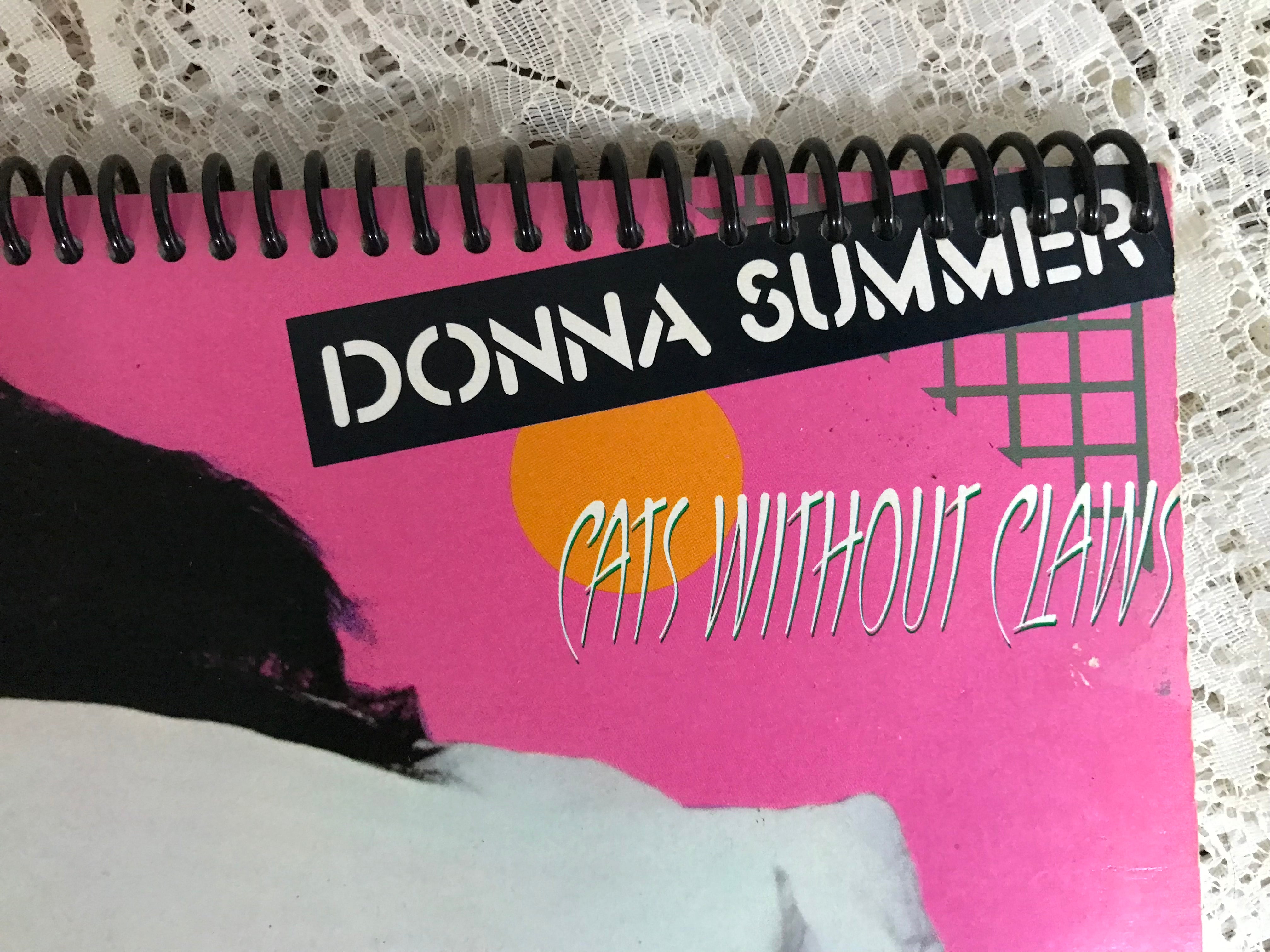 Donna Summer Cats Without Claws Album Cover Notebook