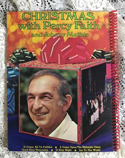 Christmas with Johnny Mathis and Percy Faith Album Cover Notebook