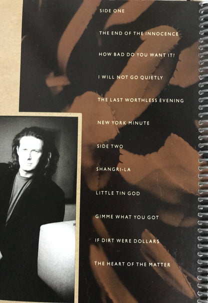 Don Henley The End Of The Innocence Album Cover Notebook