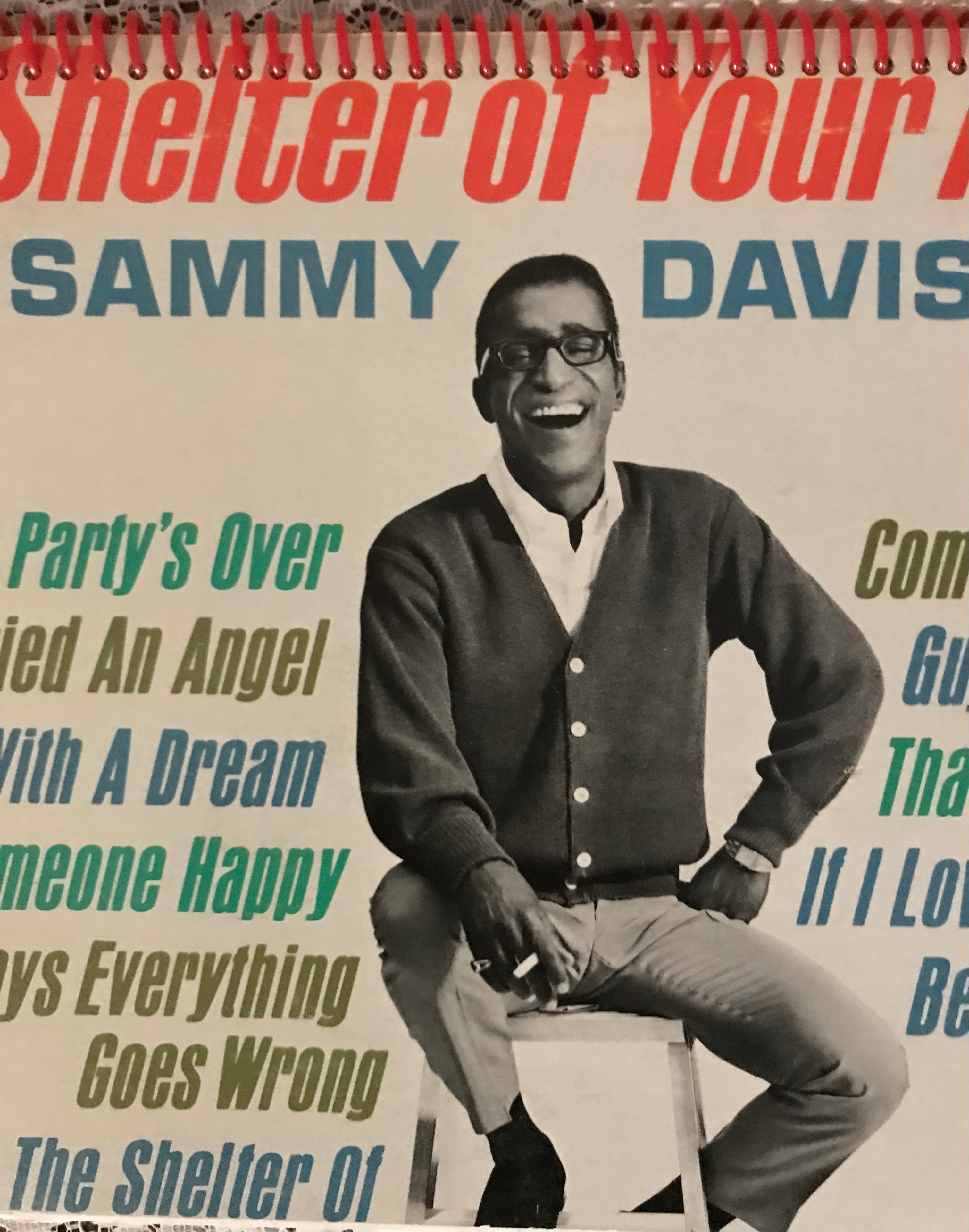 Sammy Davis Jr The Shelter of Your Arms Album Cover Notebook