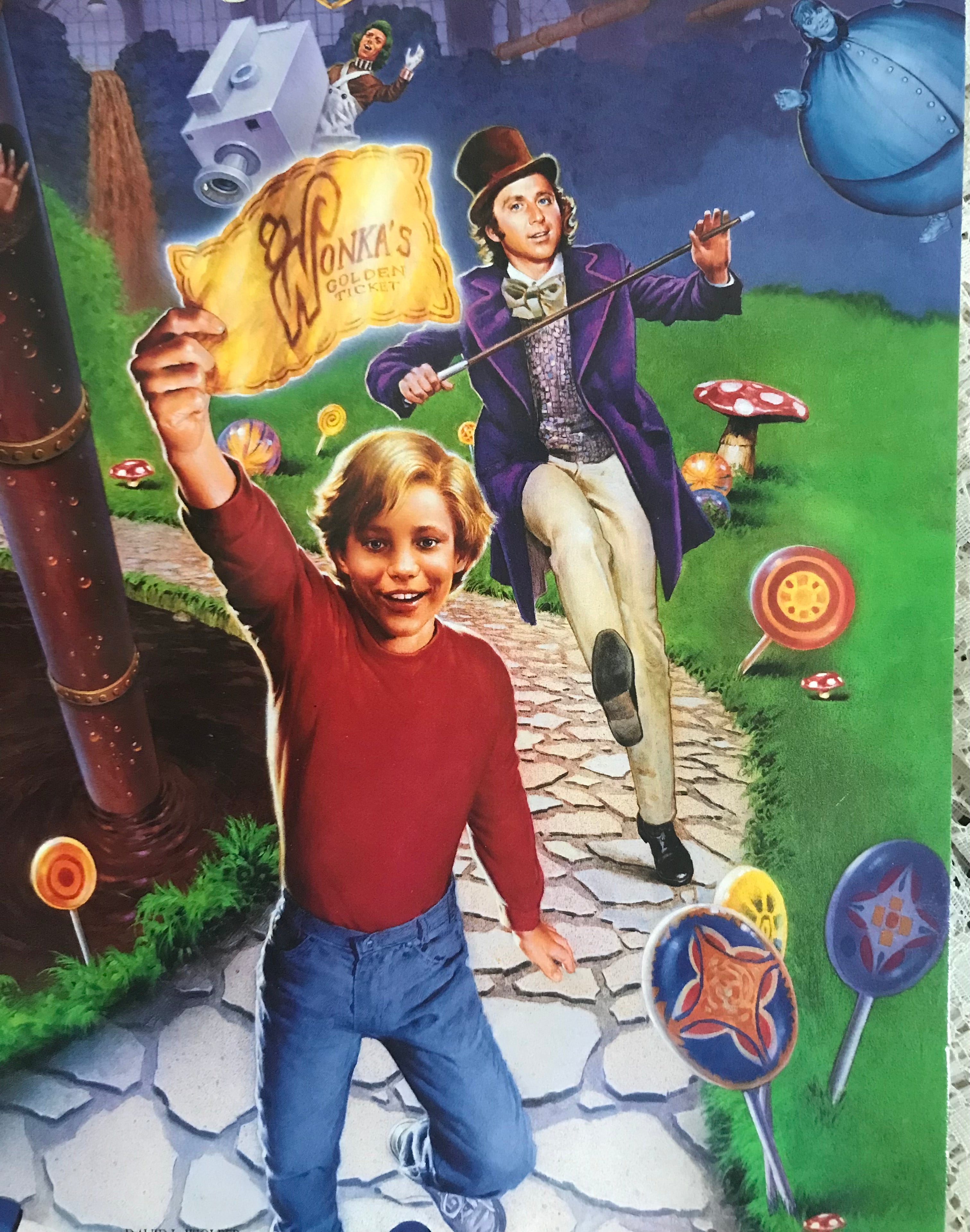 Willie Wonka Album Cover Notebook