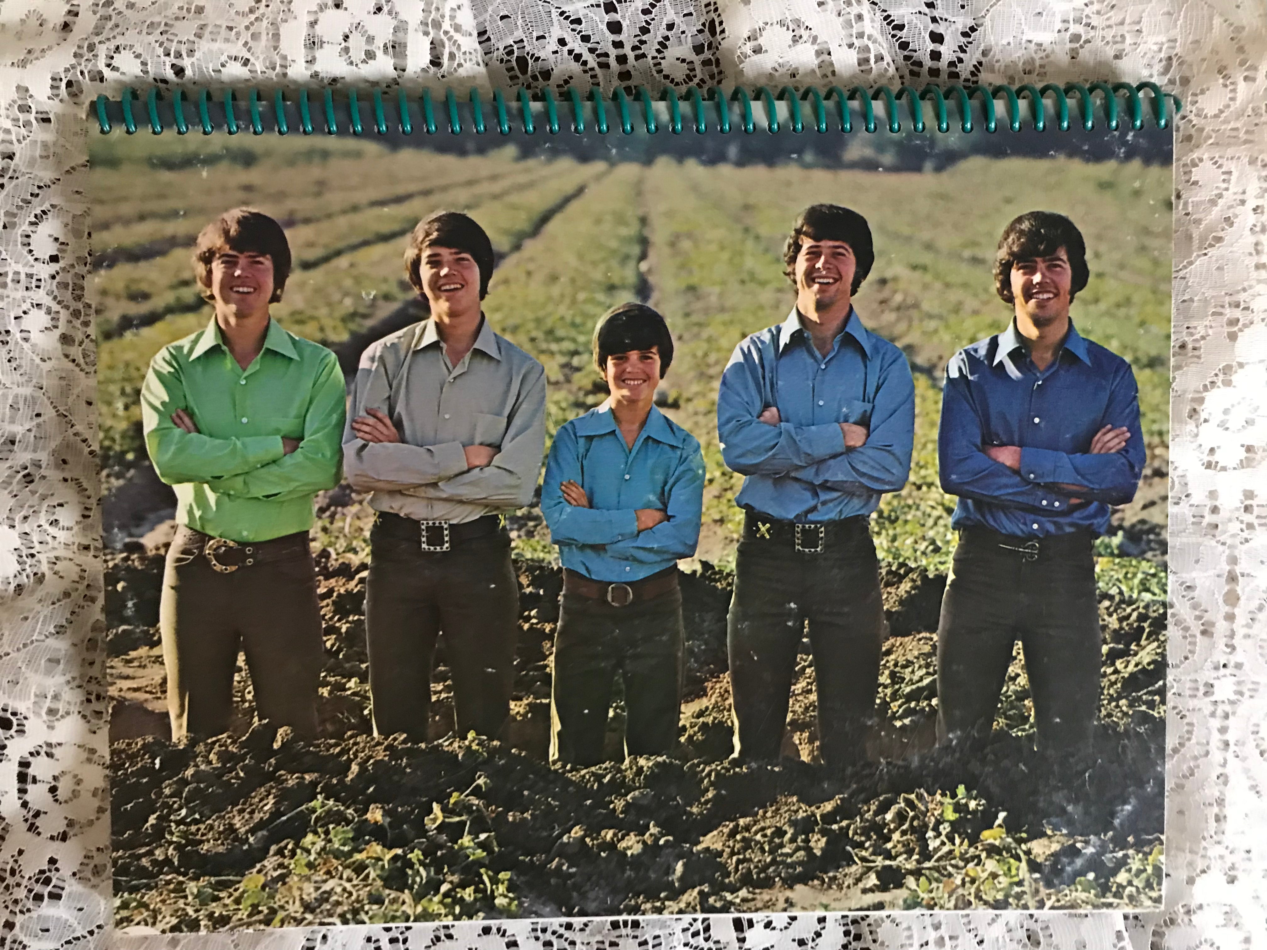 Osmonds Recycled Album Cover Notebook