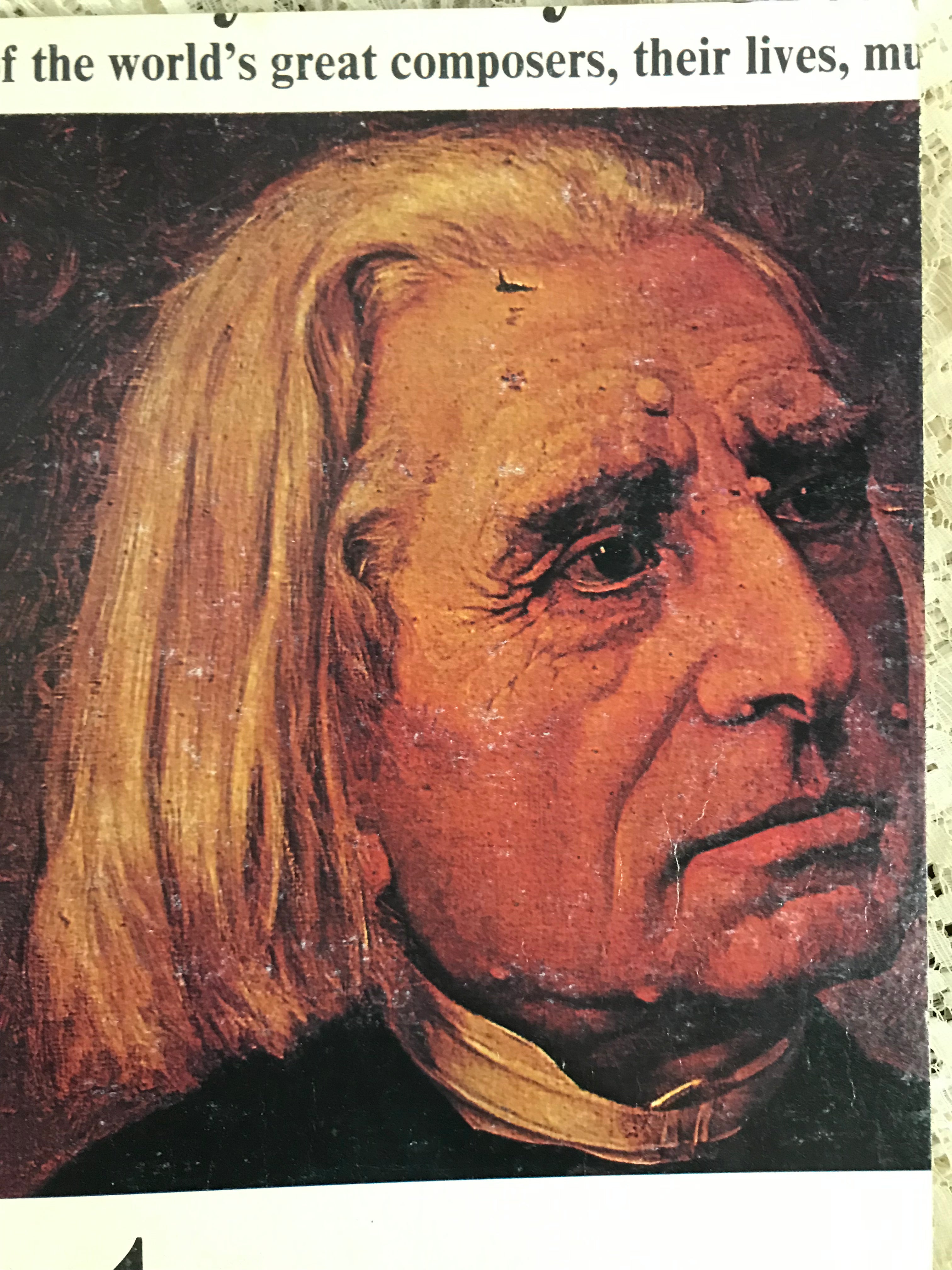 Franz Liszt Album Cover Notebook