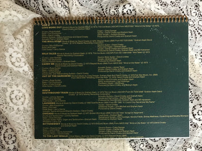 Crosby / Nash  The Best Of Album Cover Notebook