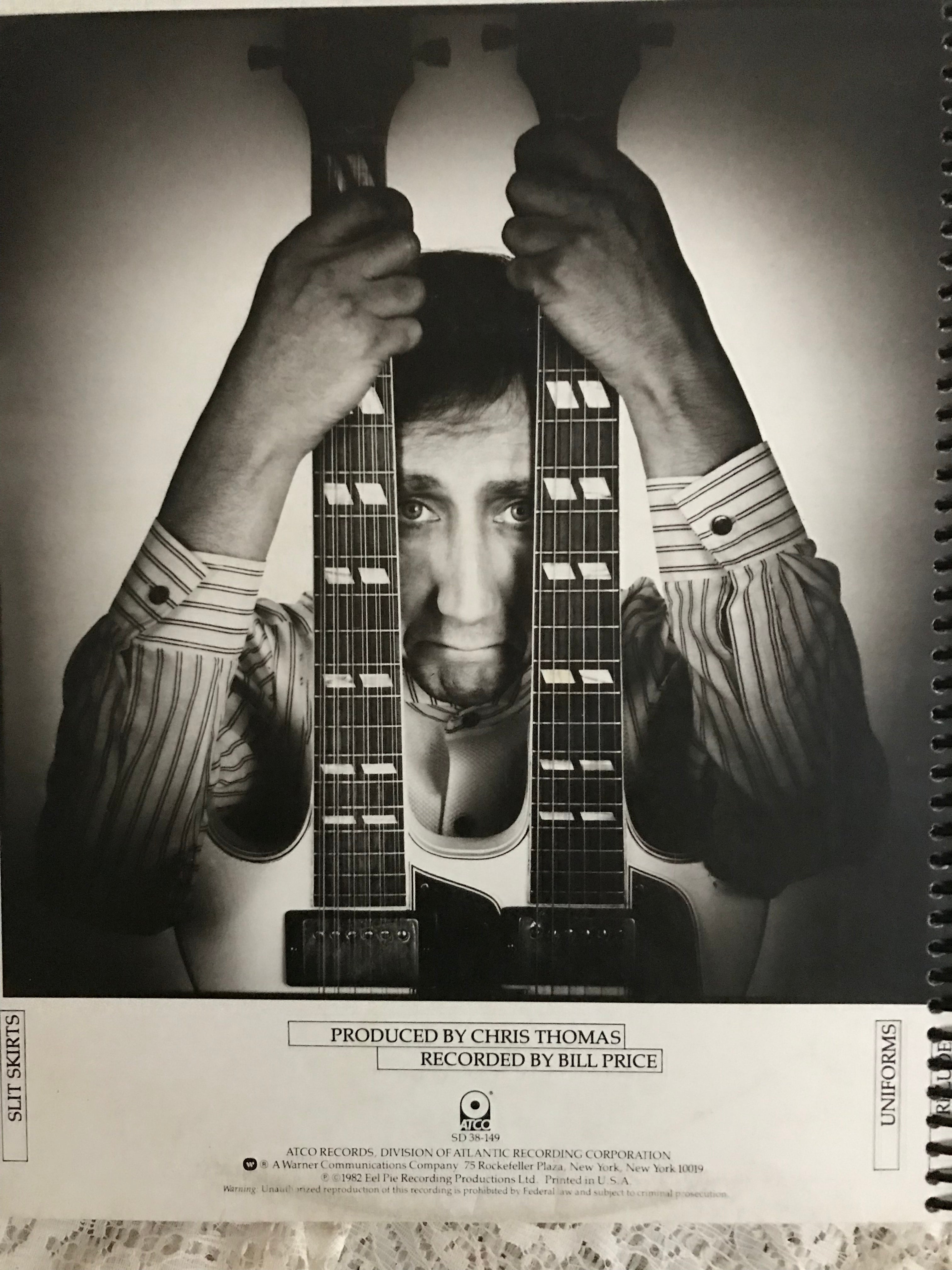 Pete Townsend Album Cover Notebook