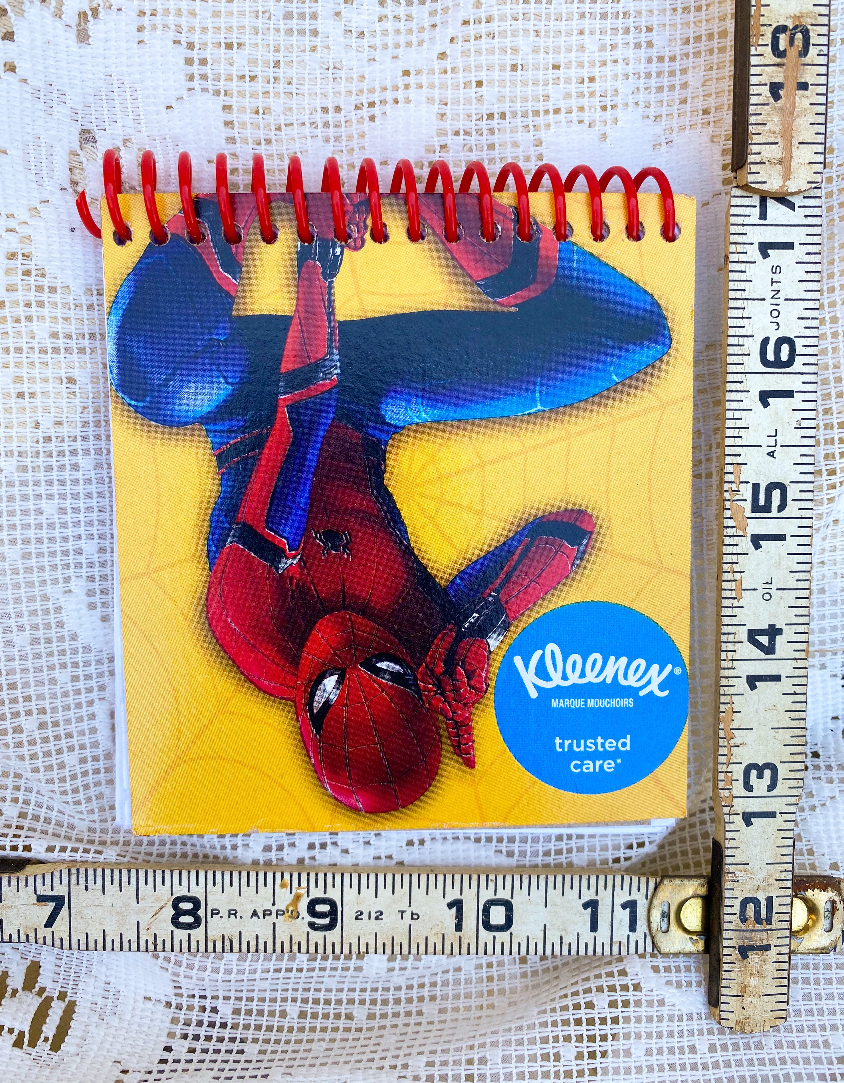 Spider Man - Marvel Comics Recycled Kleenex Box Notebook