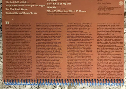 Kris Kristofferson, Songs Of, Album Cover Notebook