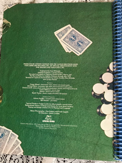Allman Brothers Win, Lose Or Draw Album Cover Notebook