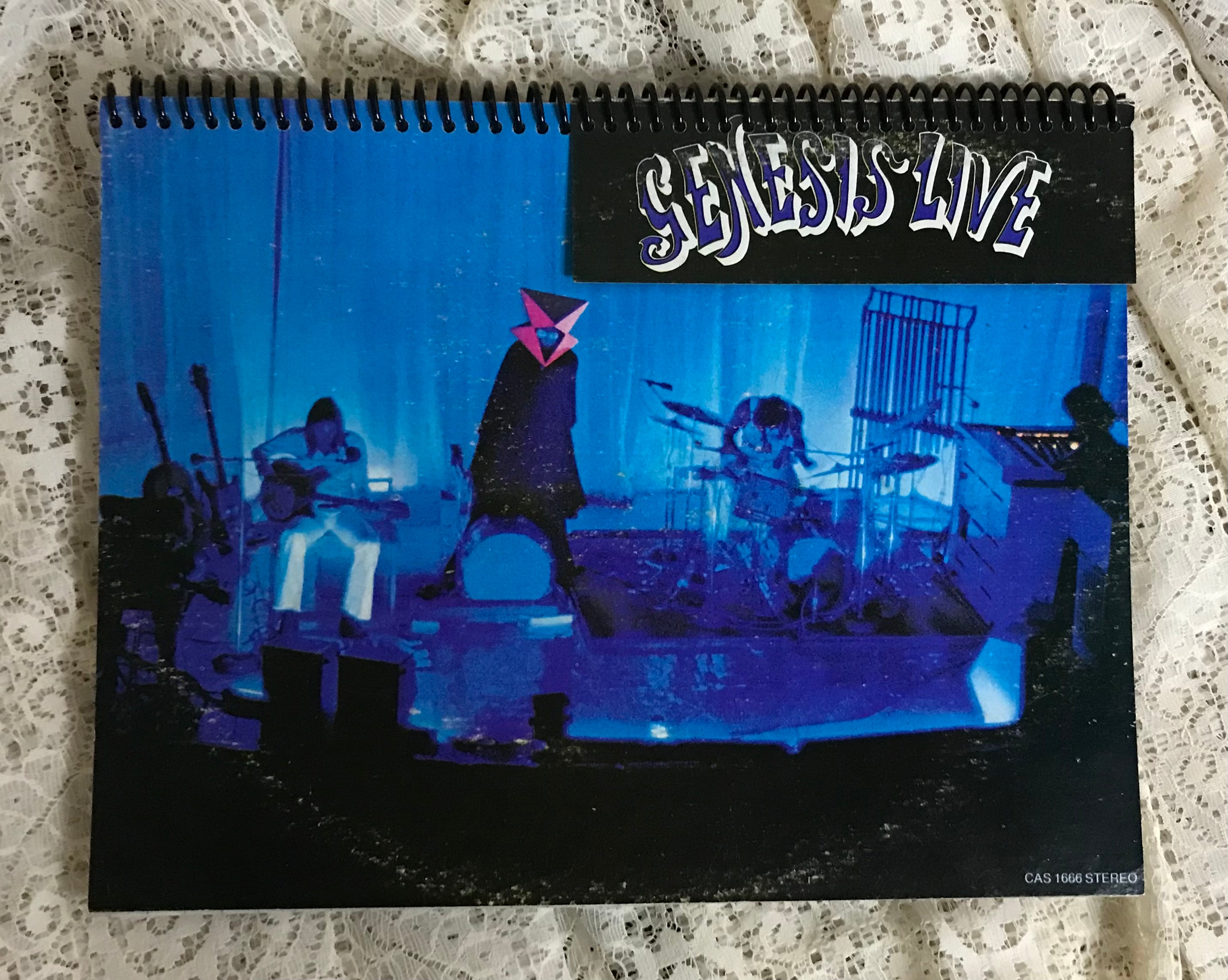 Genesis Live Album Cover Notebook