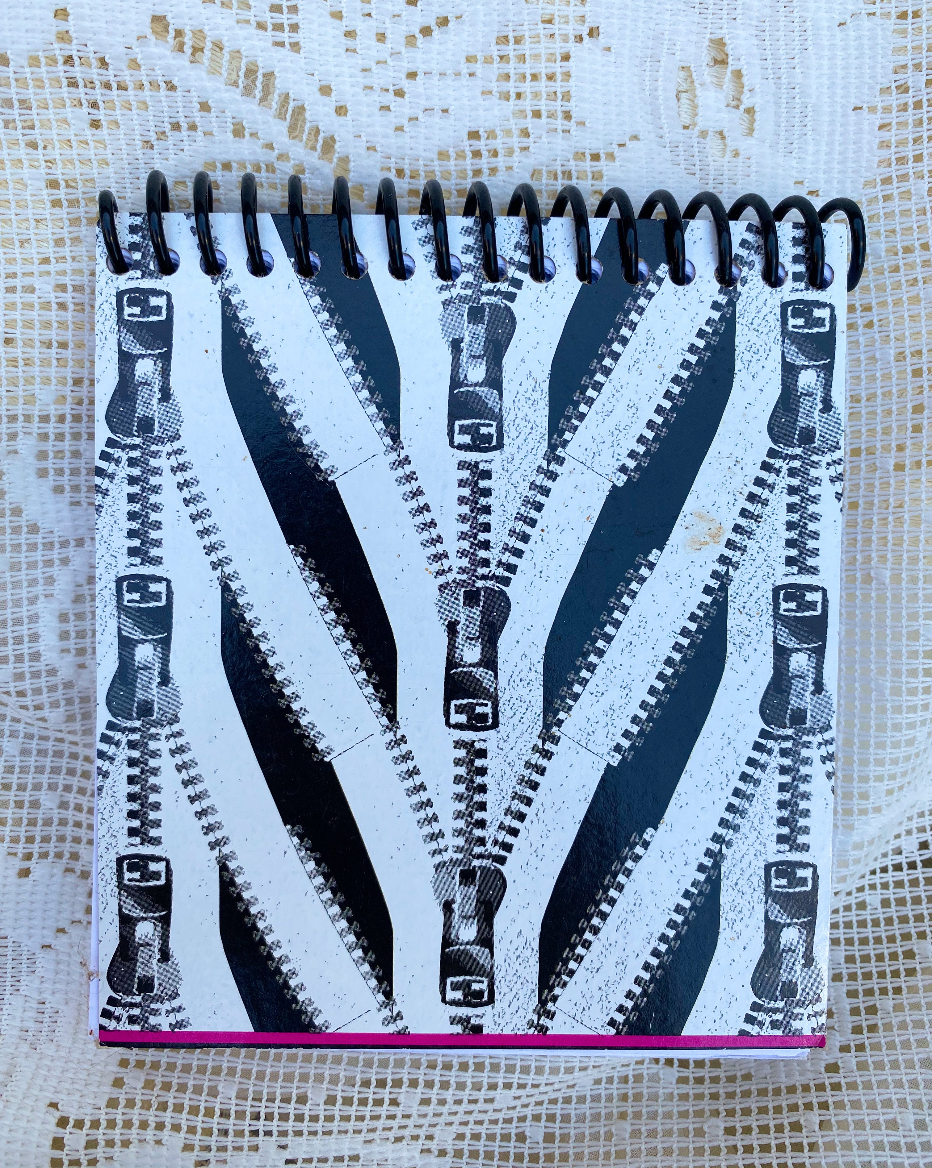 Zippers Recycled Kleenex Box Notebook