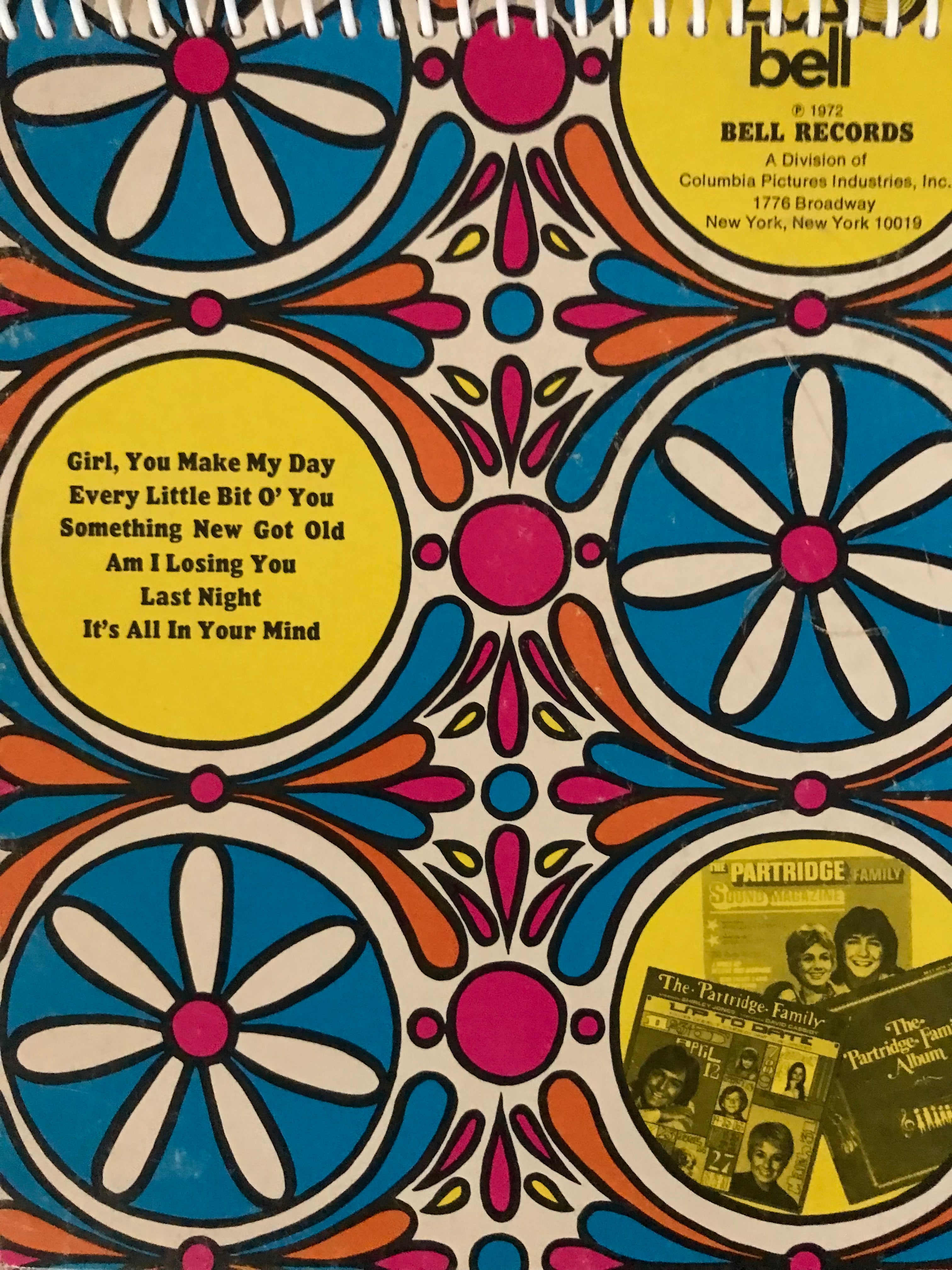 Partridge Family Album Cover Notebook