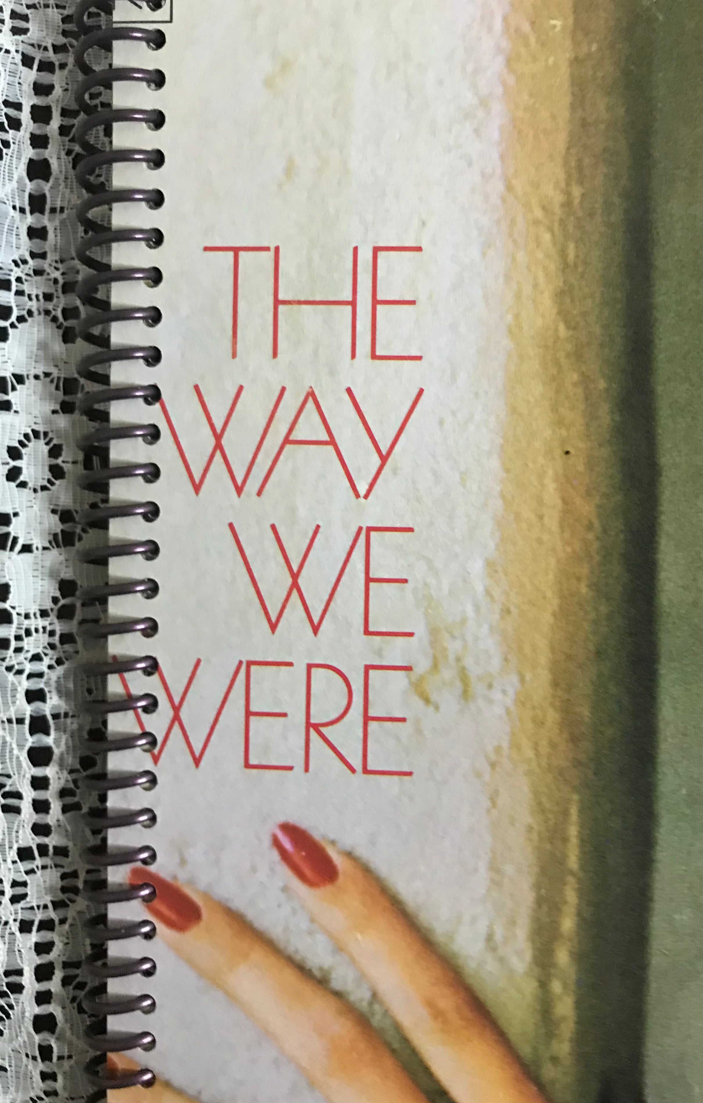 Barbra Streisand The Way We Were Album Cover Notebook