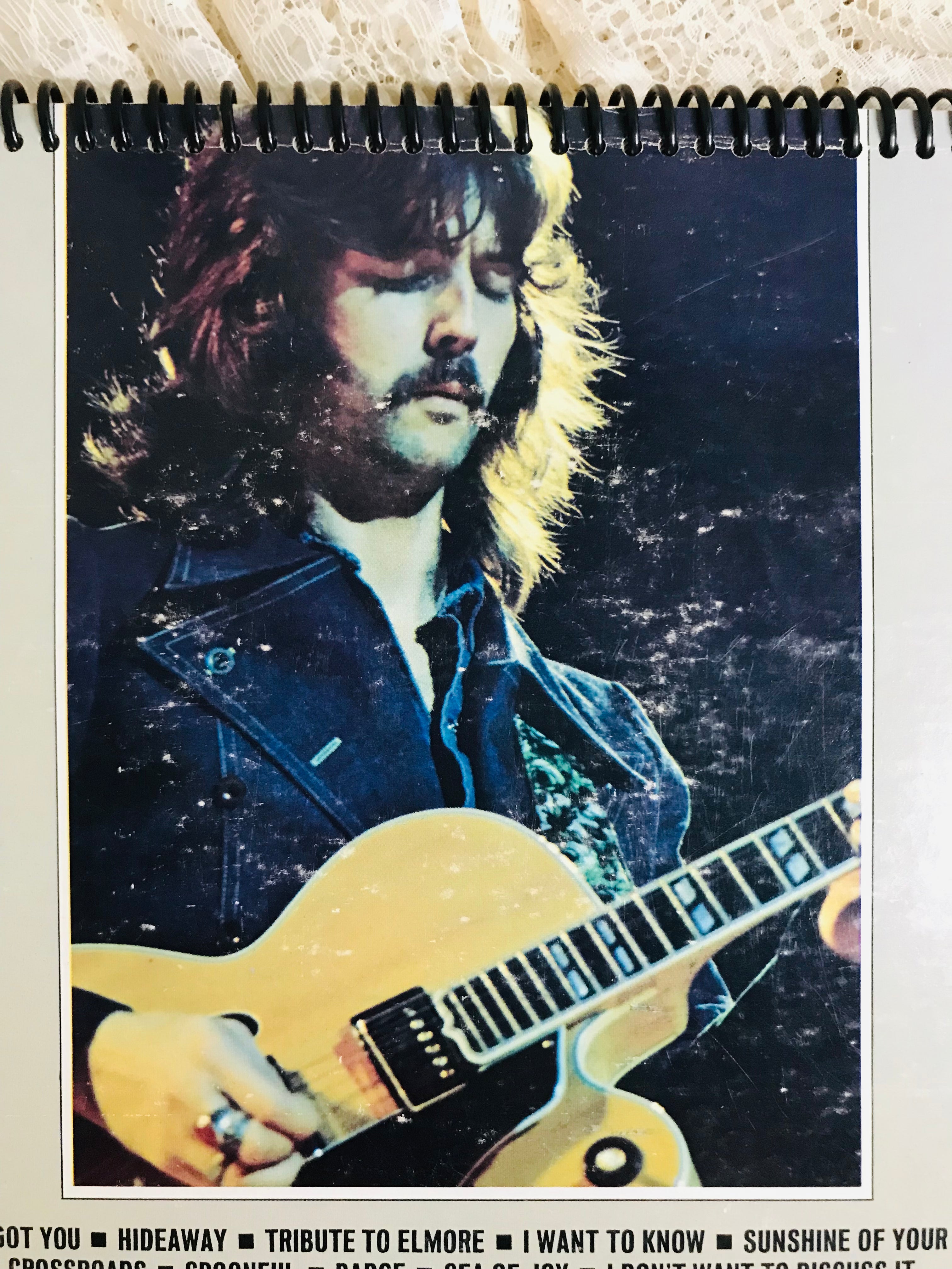 Eric Clapton, History of, Album Cover Notebook