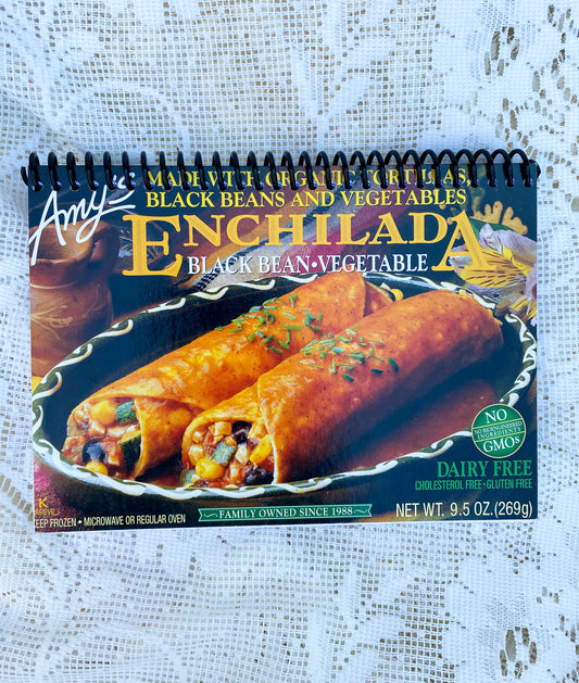 Amy’s Organic Enchiladas Recycled Notebook - Black Spiral