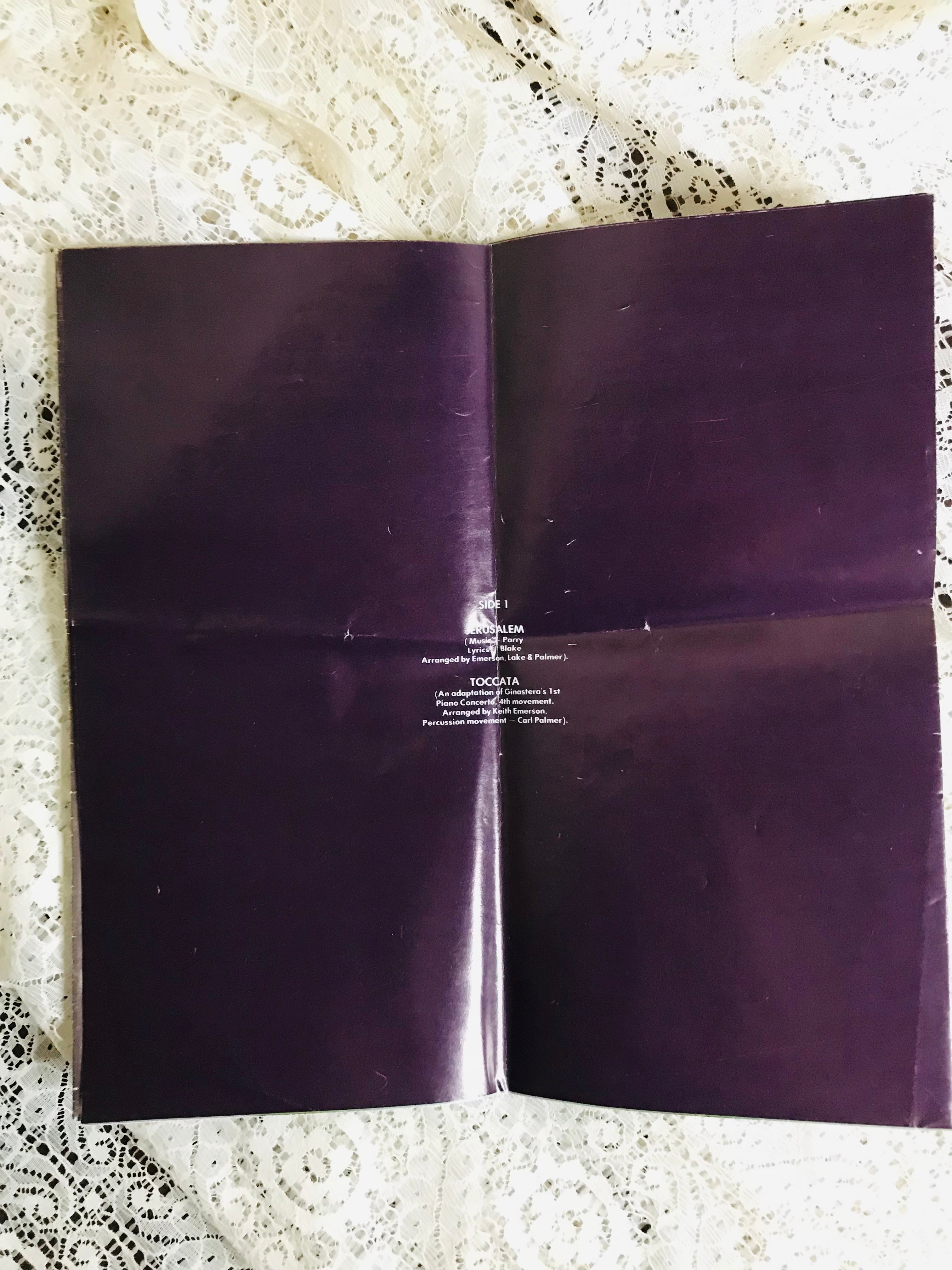 Emerson Lake and Palmer Brain Salad Surgery Album Cover Notebook