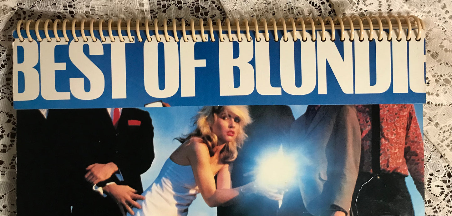 Blondie. Best Of Album Cover Notebook