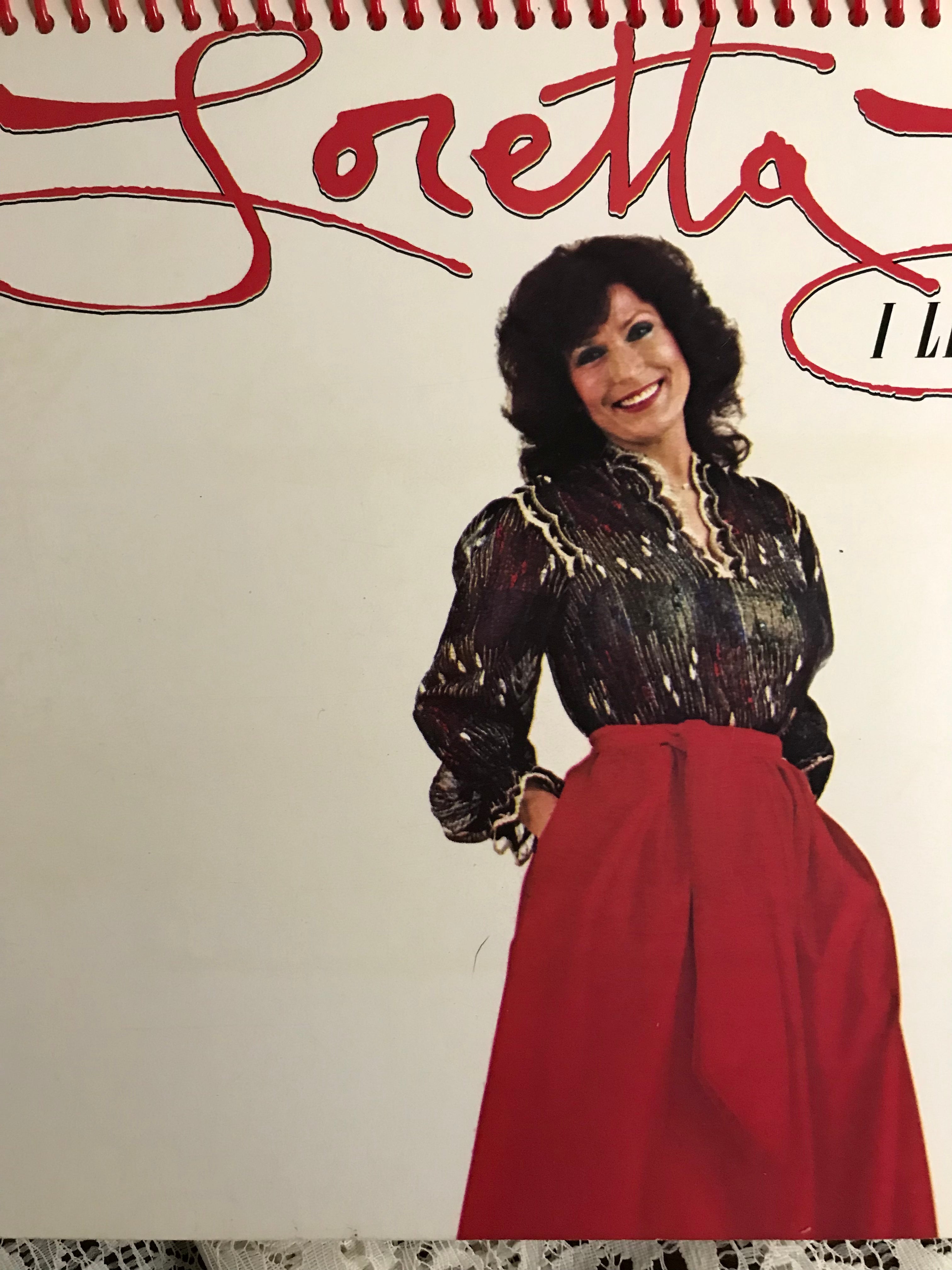 Loretta Lynn I Lie Album Cover Notebook