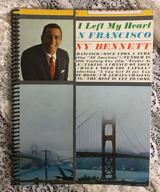 Tony Bennett I Left My Heart In San Francisco Album Cover Notebook
