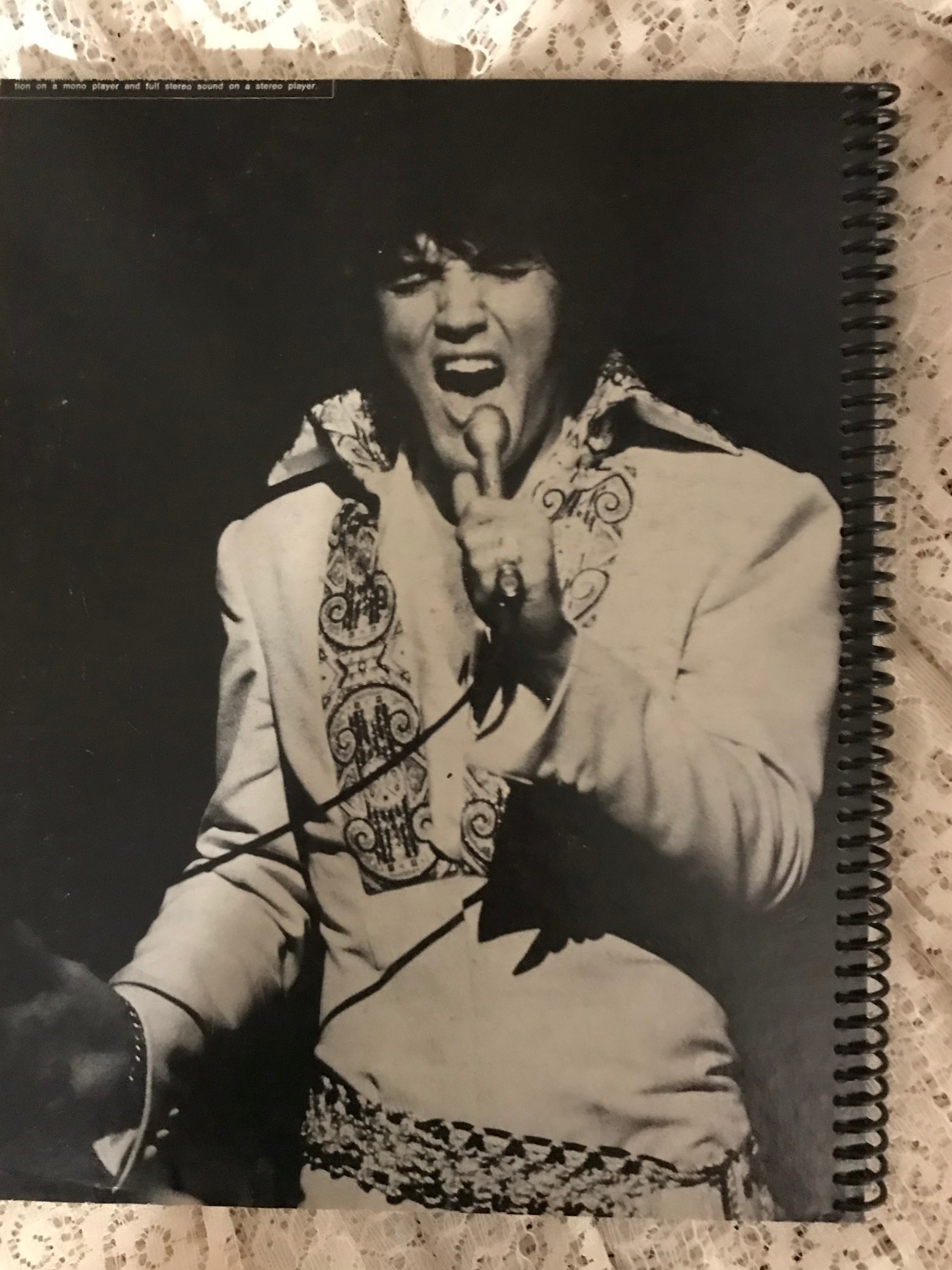 Elvis Live Album Cover Notebook