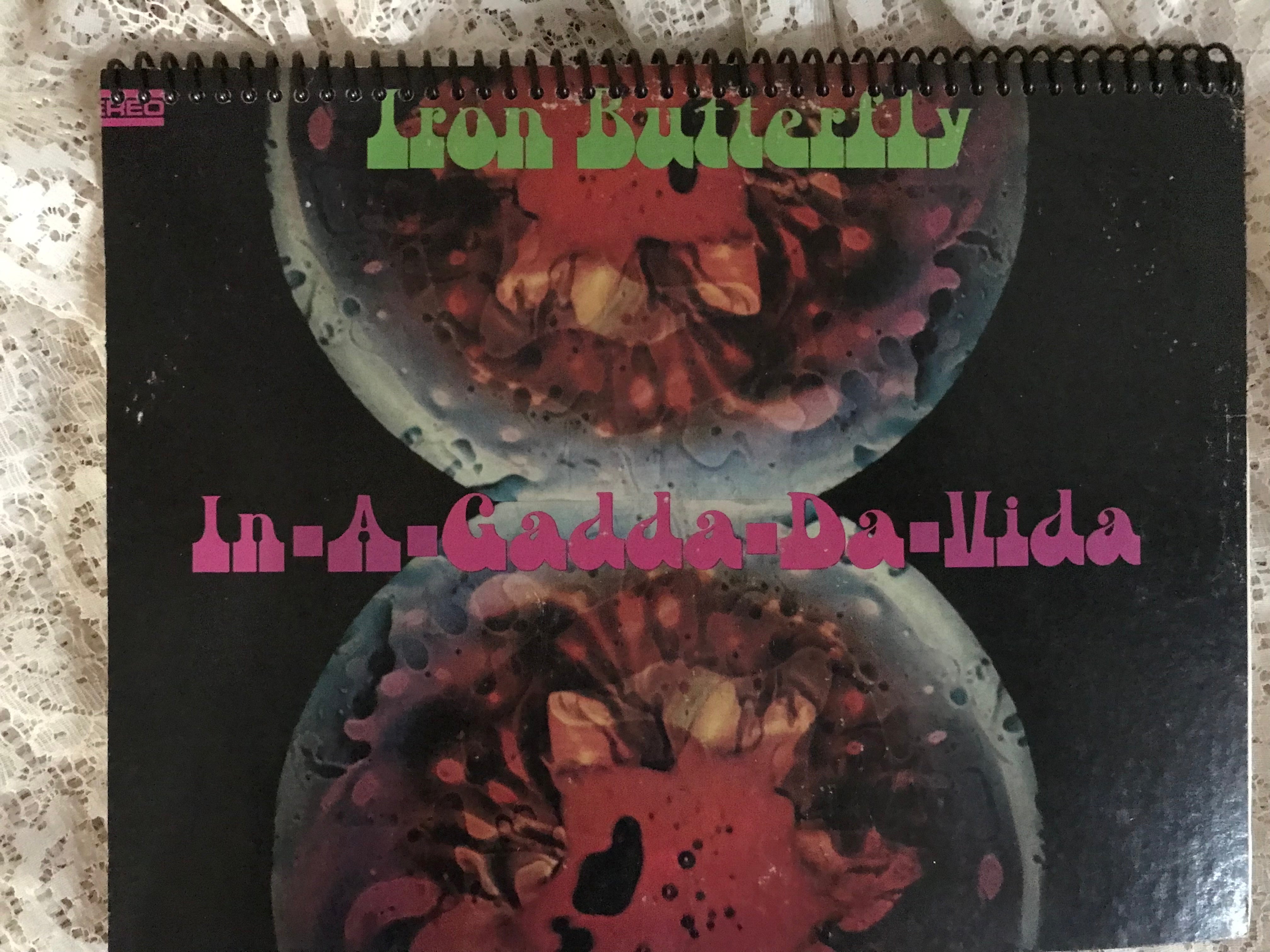 Iron Butterfly In-A-Gadda-Da-Vida Album Cover Notebook